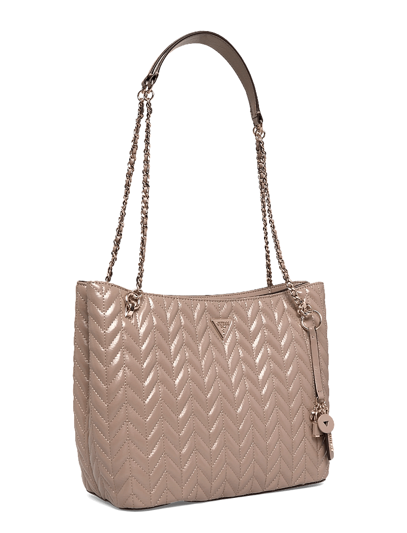 GUESS - CHERYL 2 COMP TOTE - tote bags - dark taupe - 2