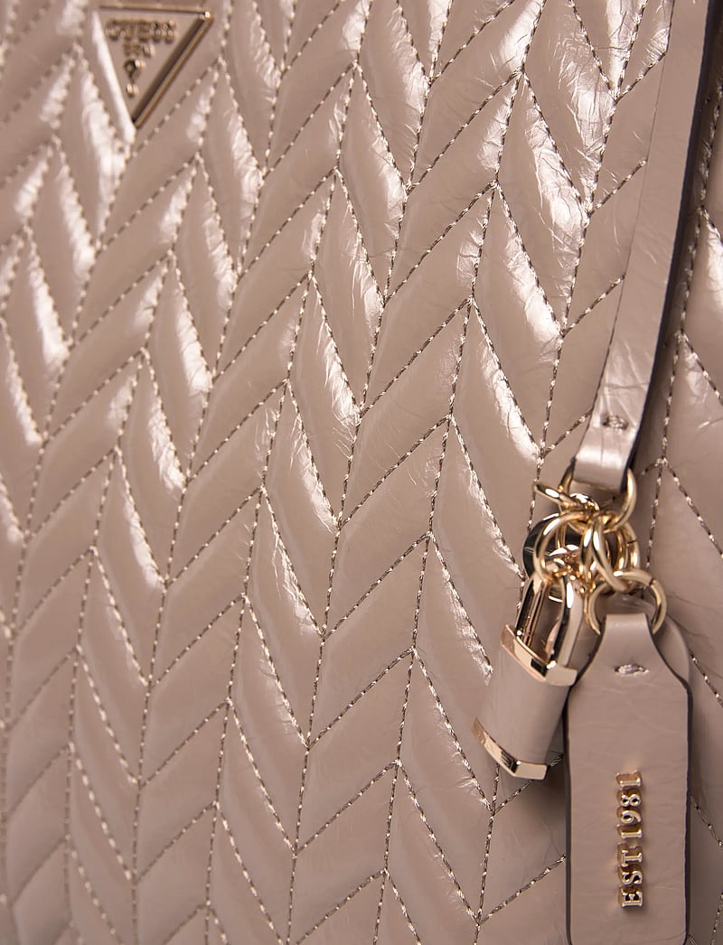 GUESS - CHERYL 2 COMP TOTE - tote bags - dark taupe - 4