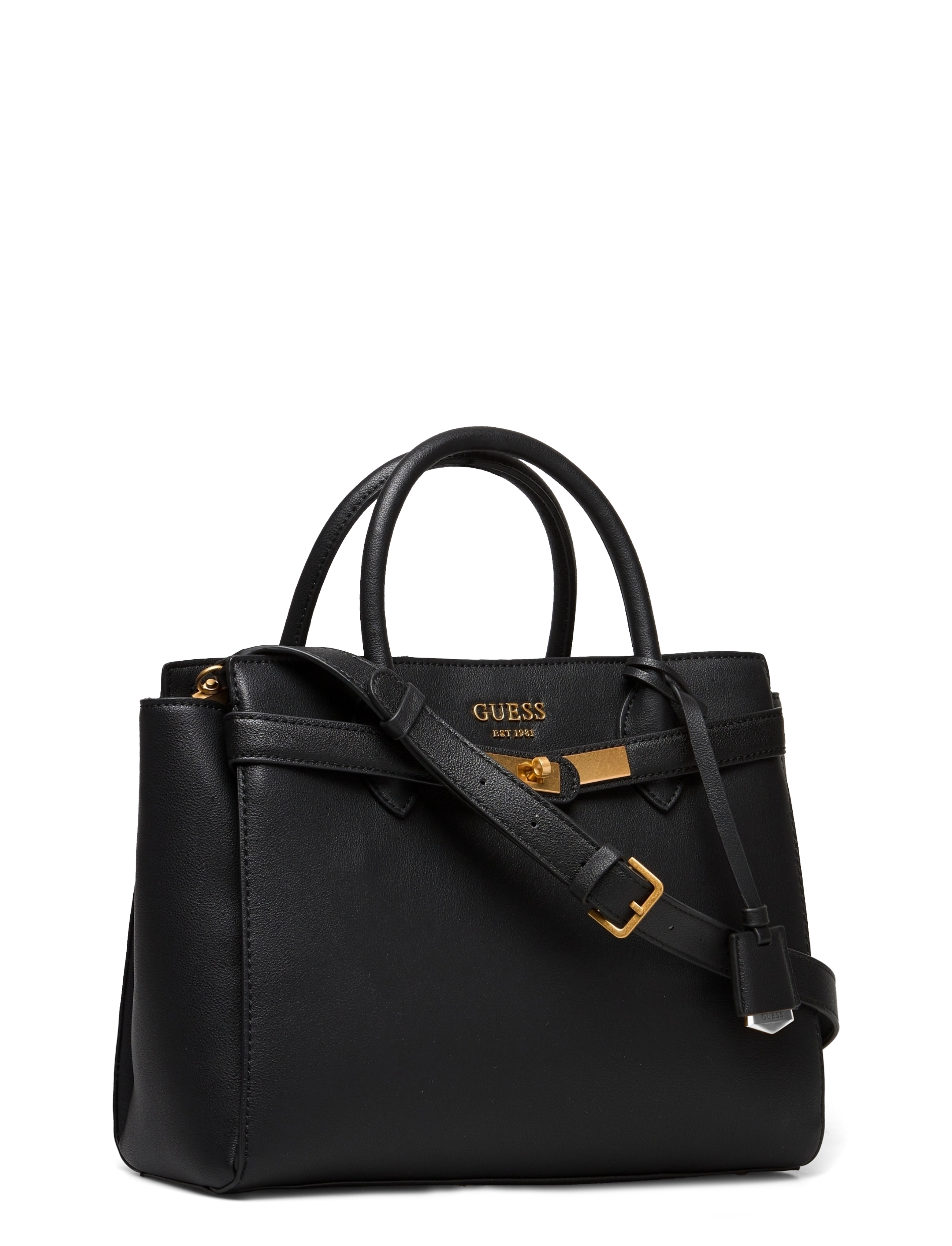 GUESS - ENISA HIGH SOCIETY SATCHEL - black - 2