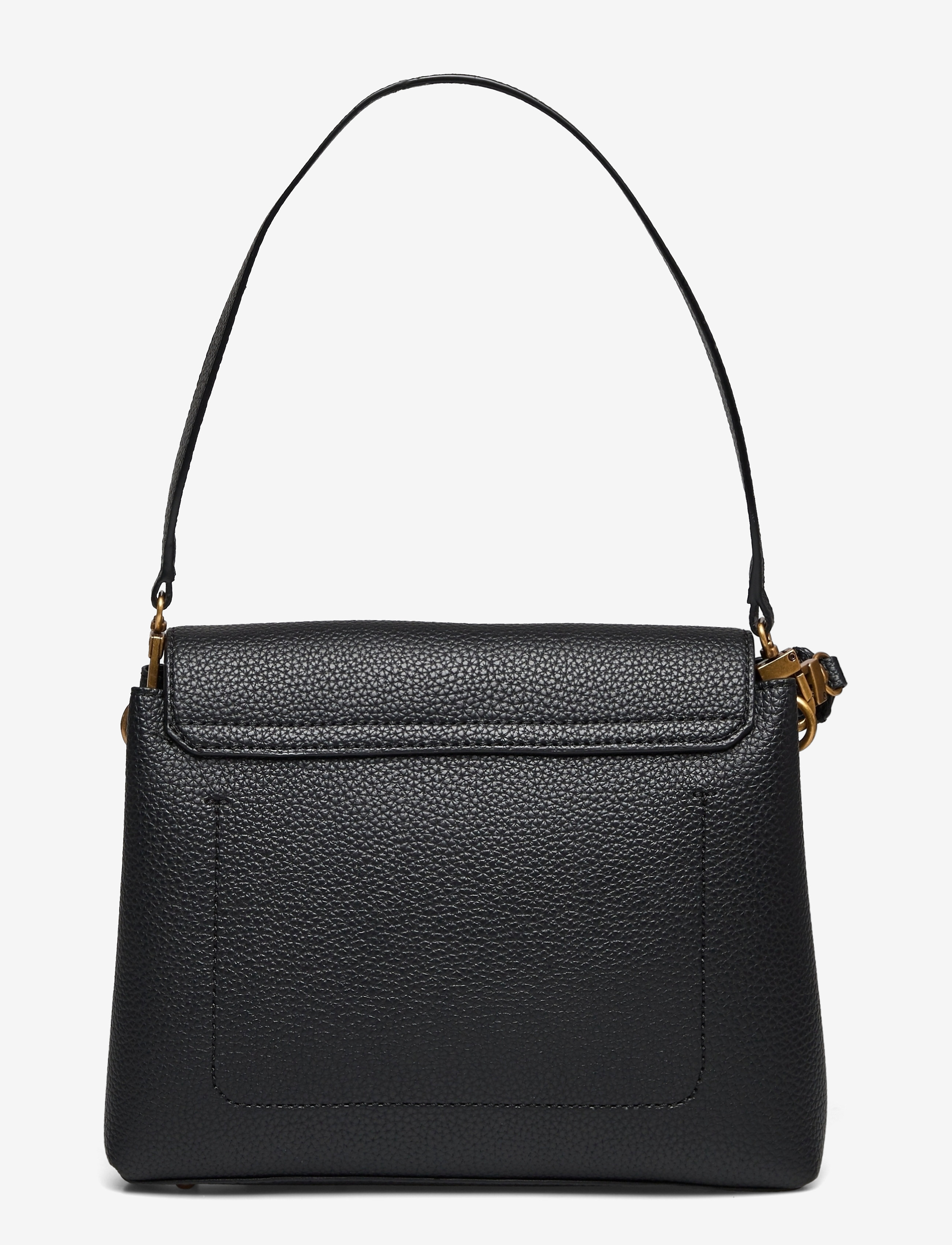 GUESS - DOWNTOWN CHIC FLAP SHLDR BAG - black - 1