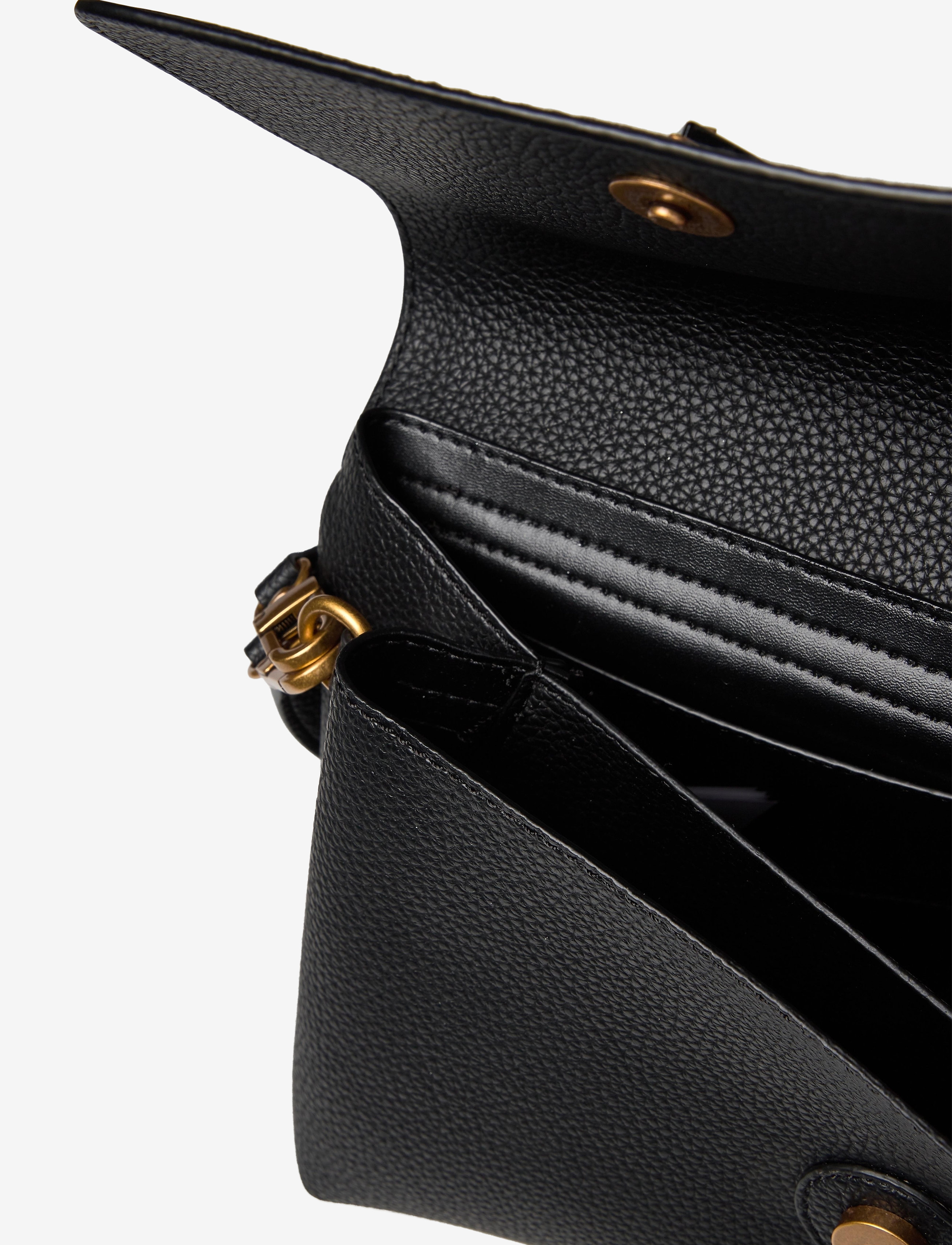 GUESS - DOWNTOWN CHIC FLAP SHLDR BAG - black - 3
