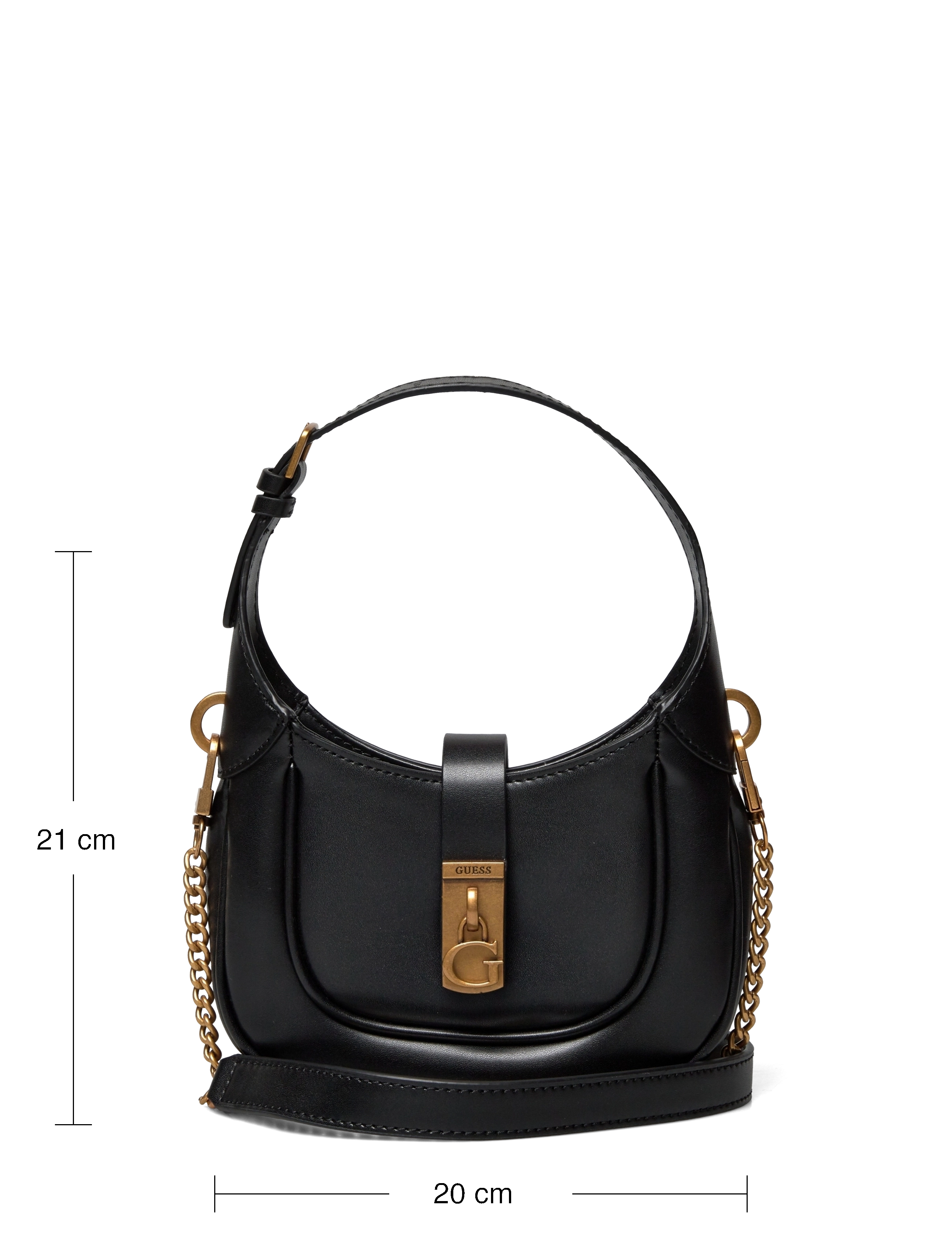 GUESS - MAIMIE MINI HOBO - black - 5