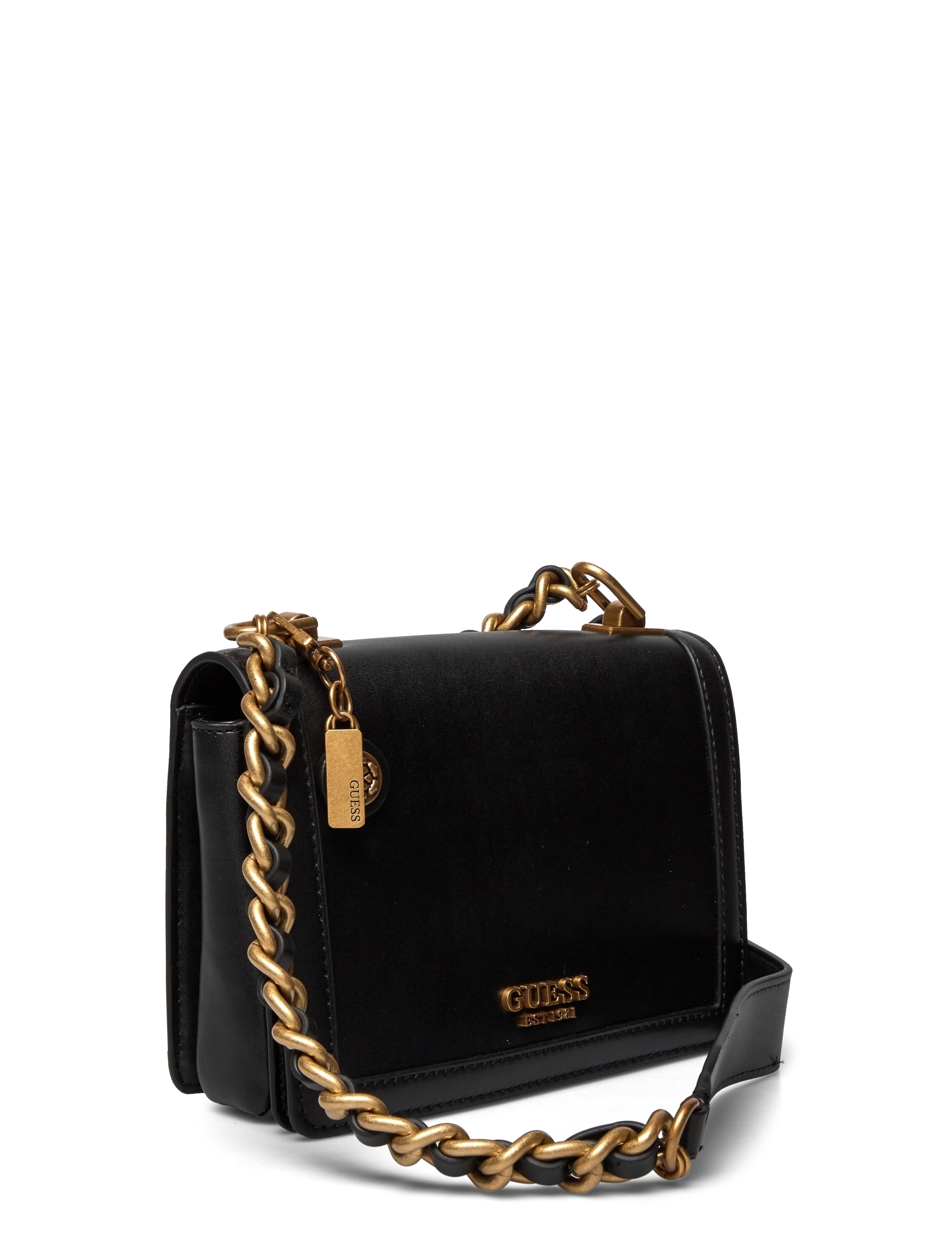 GUESS - ABEY CROSSBODY FLAP - black - 2