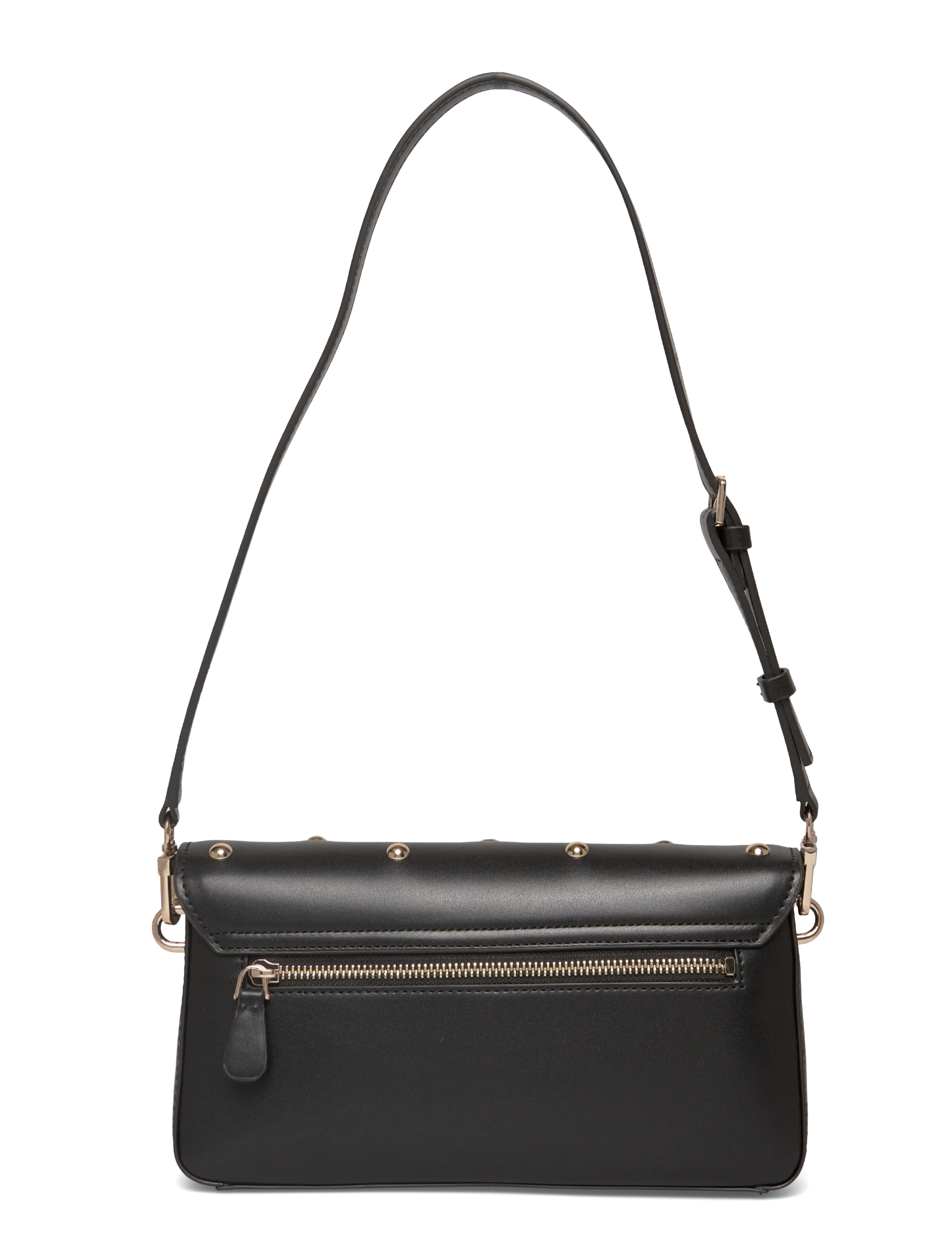 GUESS - SADIE FLAP SHOULDER BAG - everyday style - black - 1