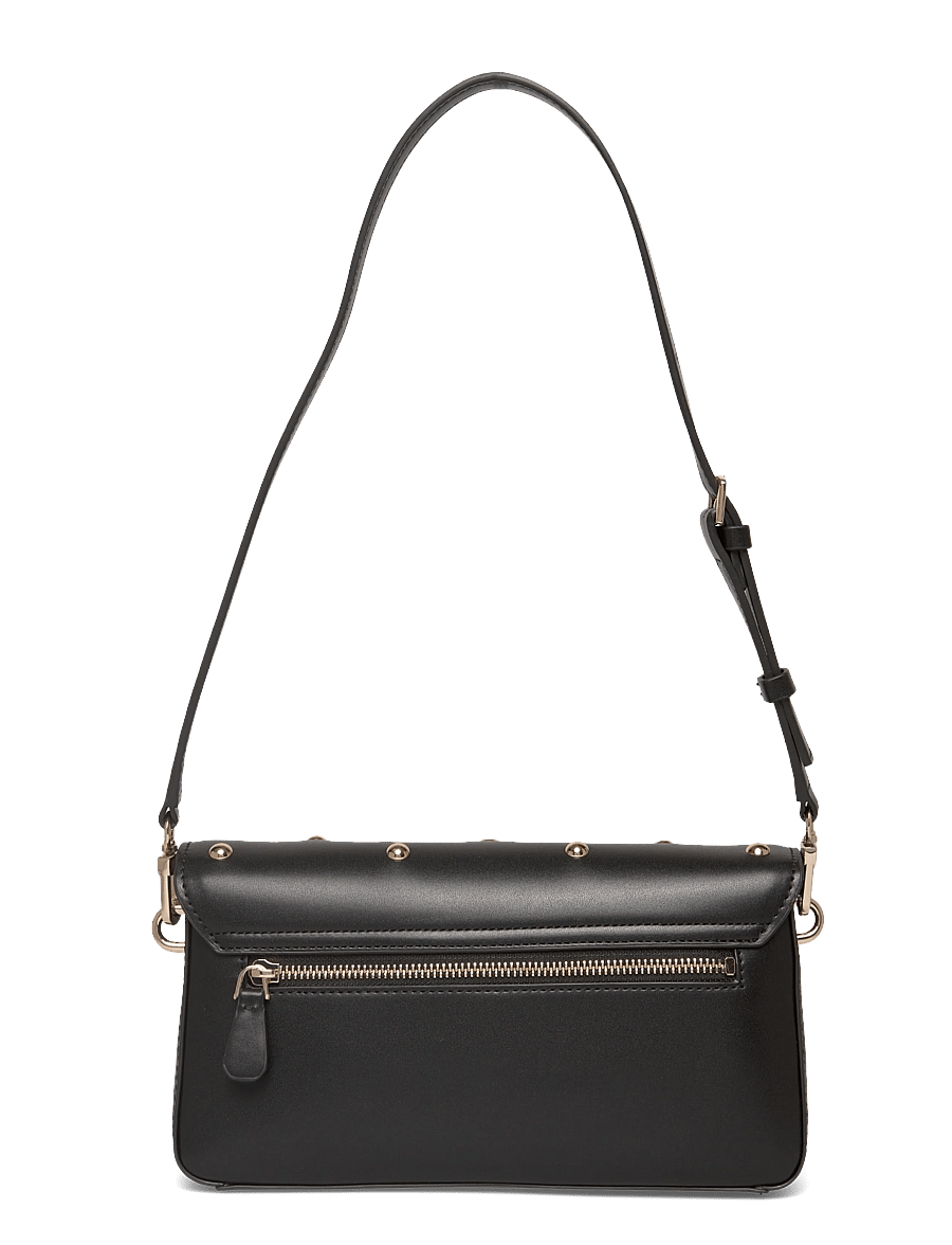 GUESS - SADIE FLAP SHOULDER BAG - everyday style - black - 1