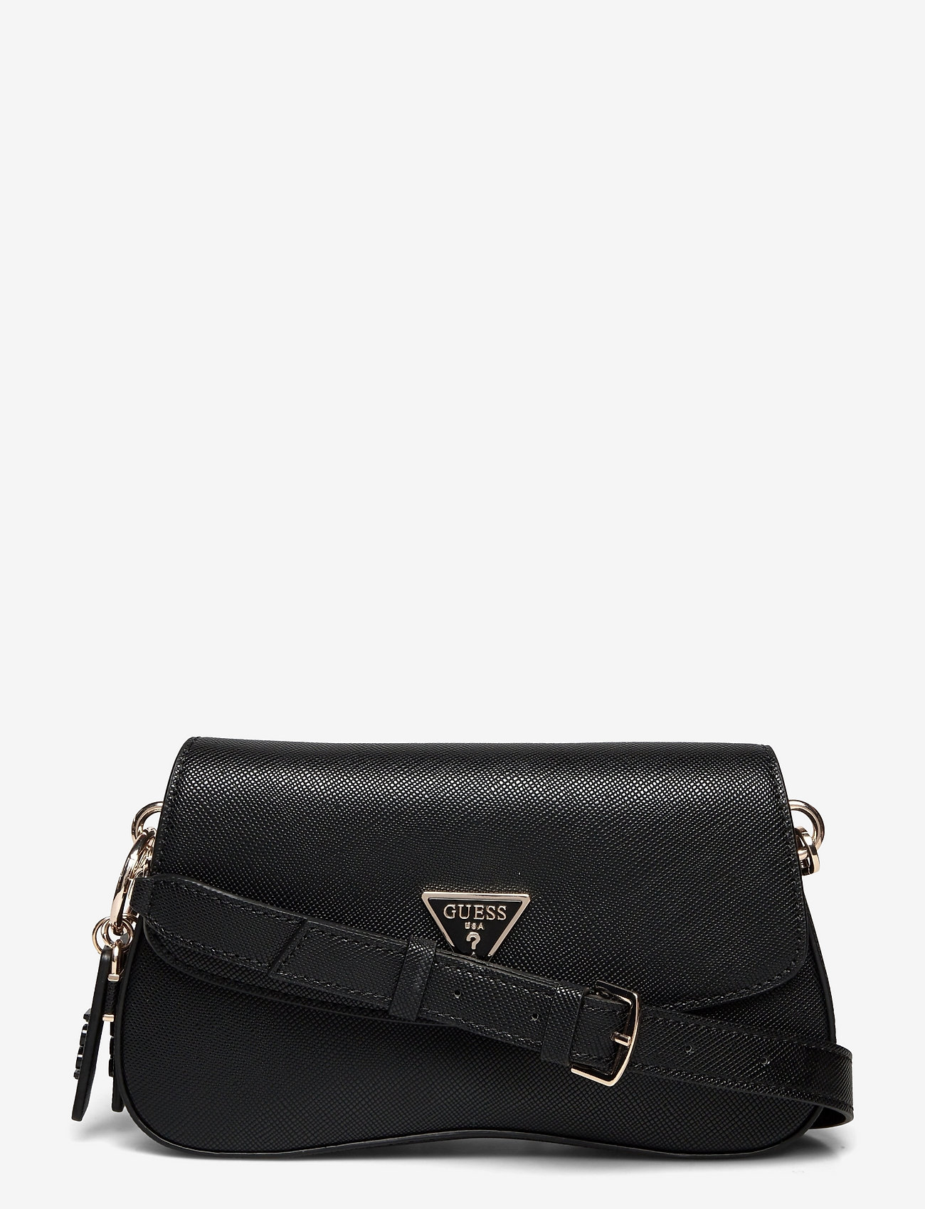 GUESS - CORDELIA FLAP SHOULDER BAG - black - 0