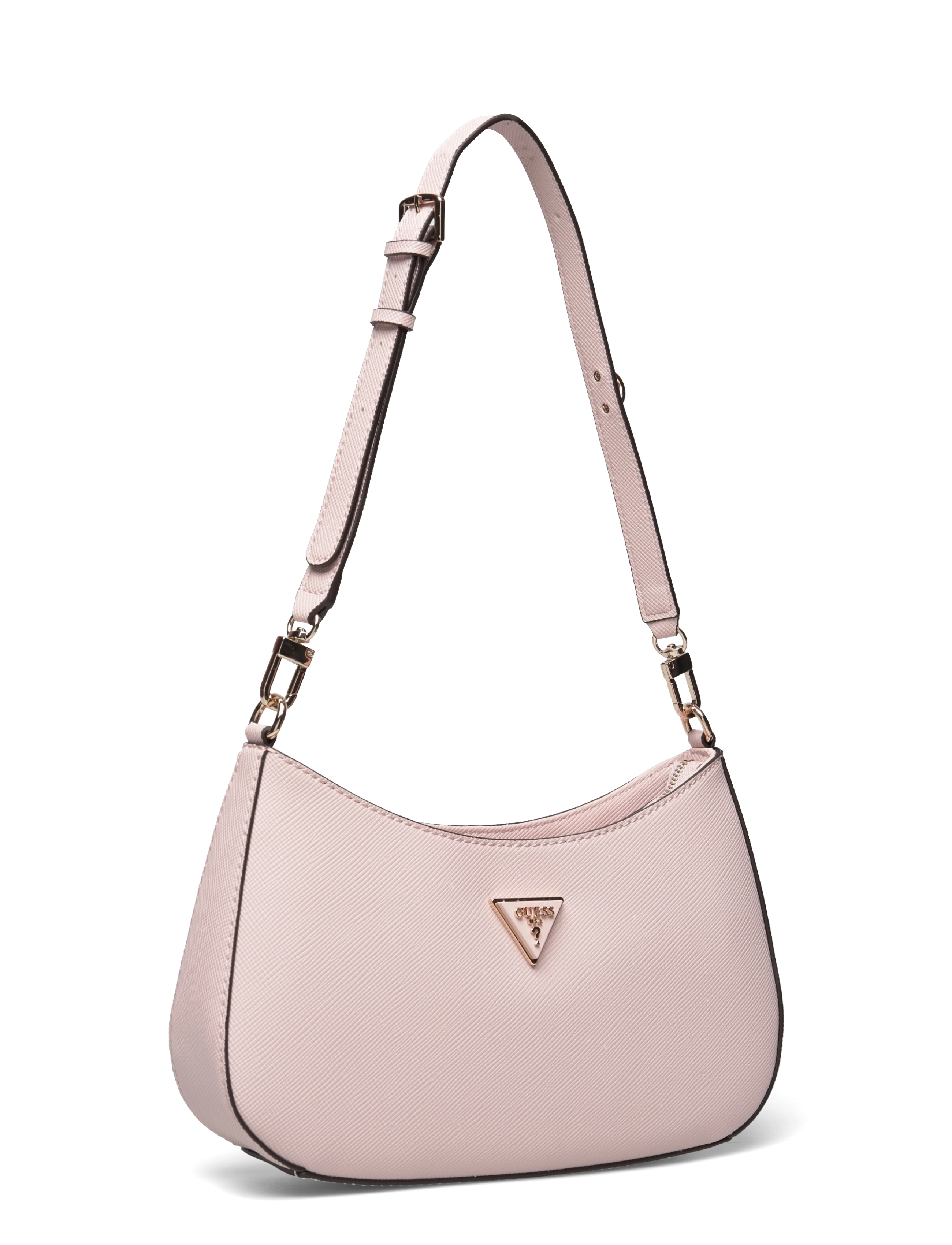 GUESS - ALEXIE TOP ZIP SHOULDER BAG - light rose - 2