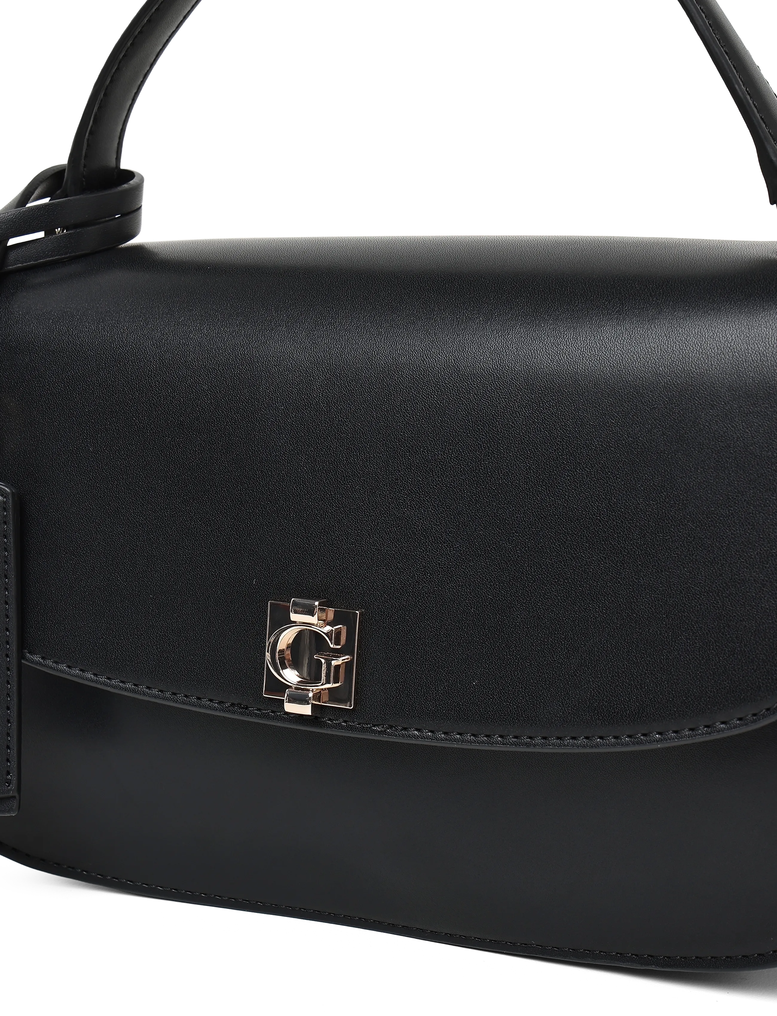 GUESS - AUDREY CONVERTIBLE XBODY FLAP - igapäevane stiil - black - 2