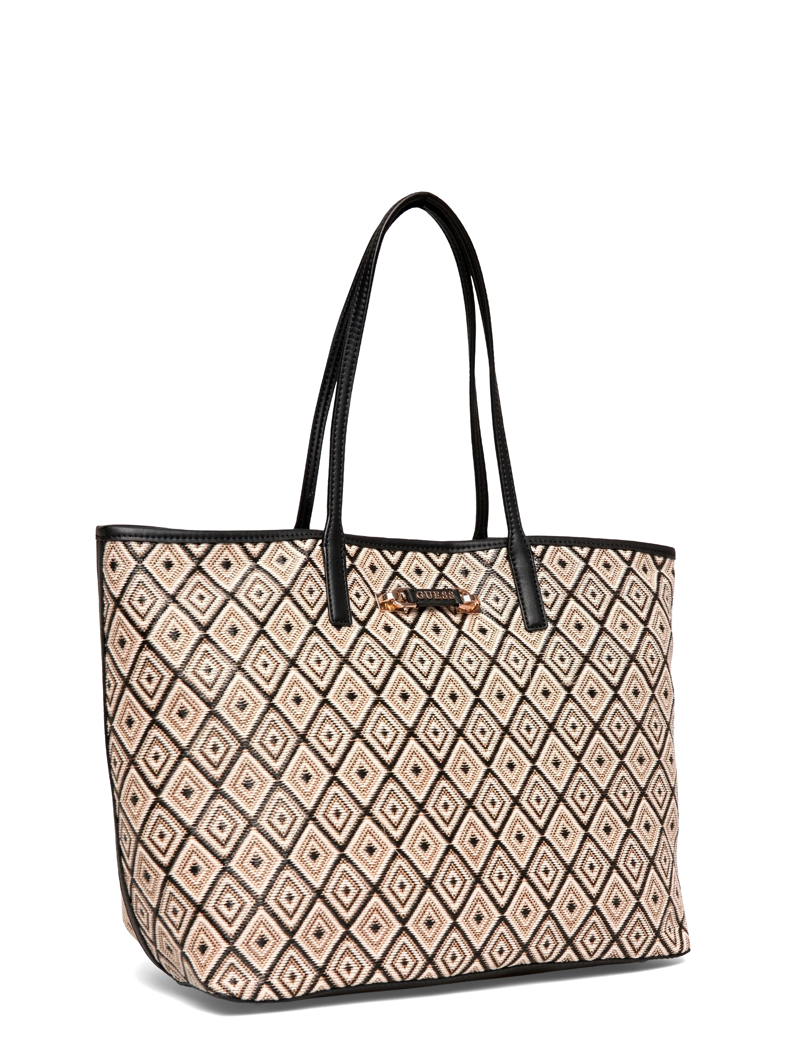 GUESS - SOPHIA LARGE 2 IN 1 TOTE - tote bags - black - 2