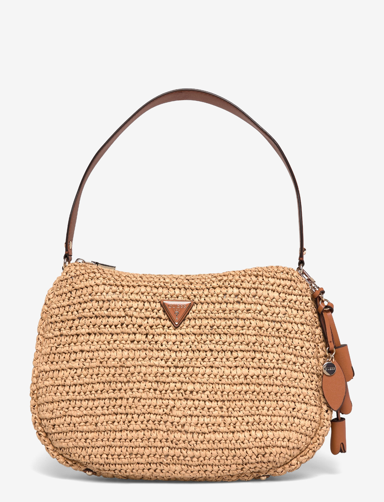 GUESS - OFELIA HOBO SHOULDER BAG - hverdags stil - natural/cognac - 0