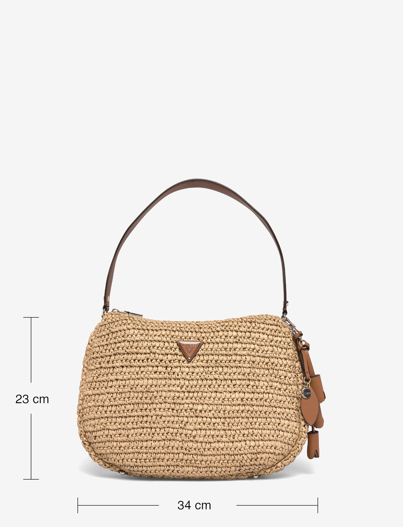 GUESS - OFELIA HOBO SHOULDER BAG - hverdags stil - natural/cognac - 3