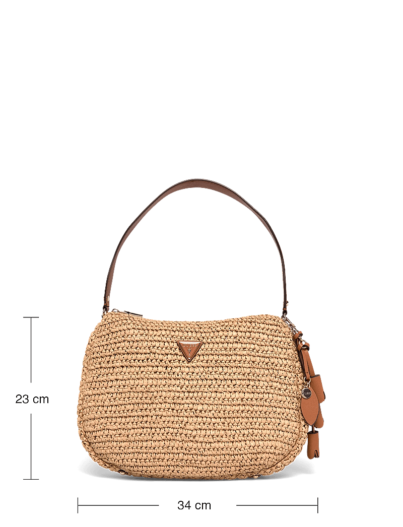 GUESS - OFELIA HOBO SHOULDER BAG - hverdags stil - natural/cognac - 3
