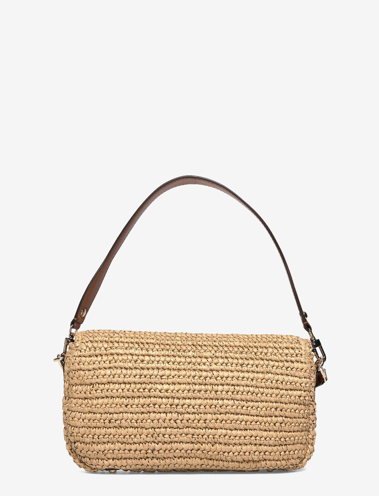 GUESS - OFELIA FLAP SHOULDER BAG - alltags-style - natural/cognac - 1