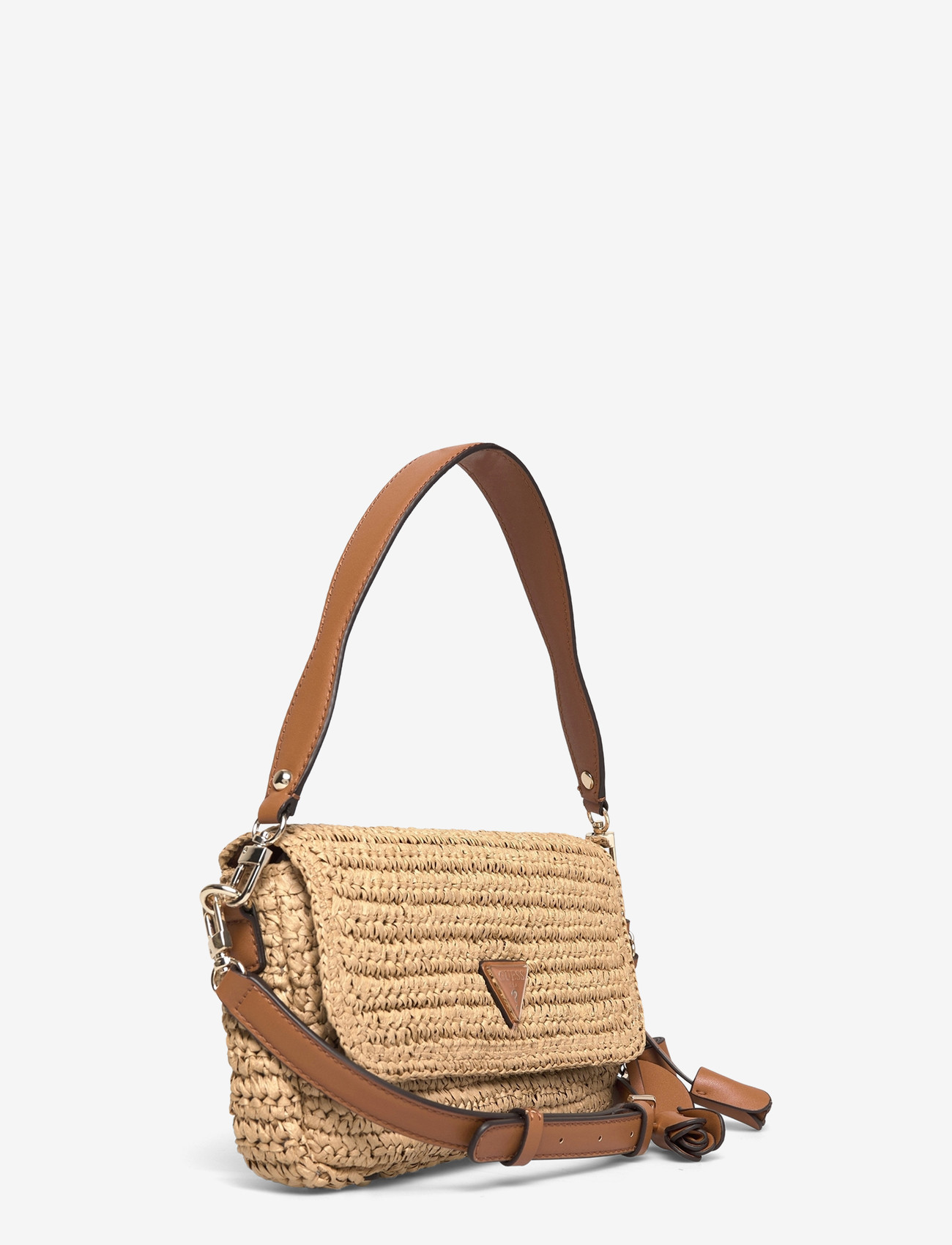 GUESS - OFELIA FLAP SHOULDER BAG - alltags-style - natural/cognac - 2