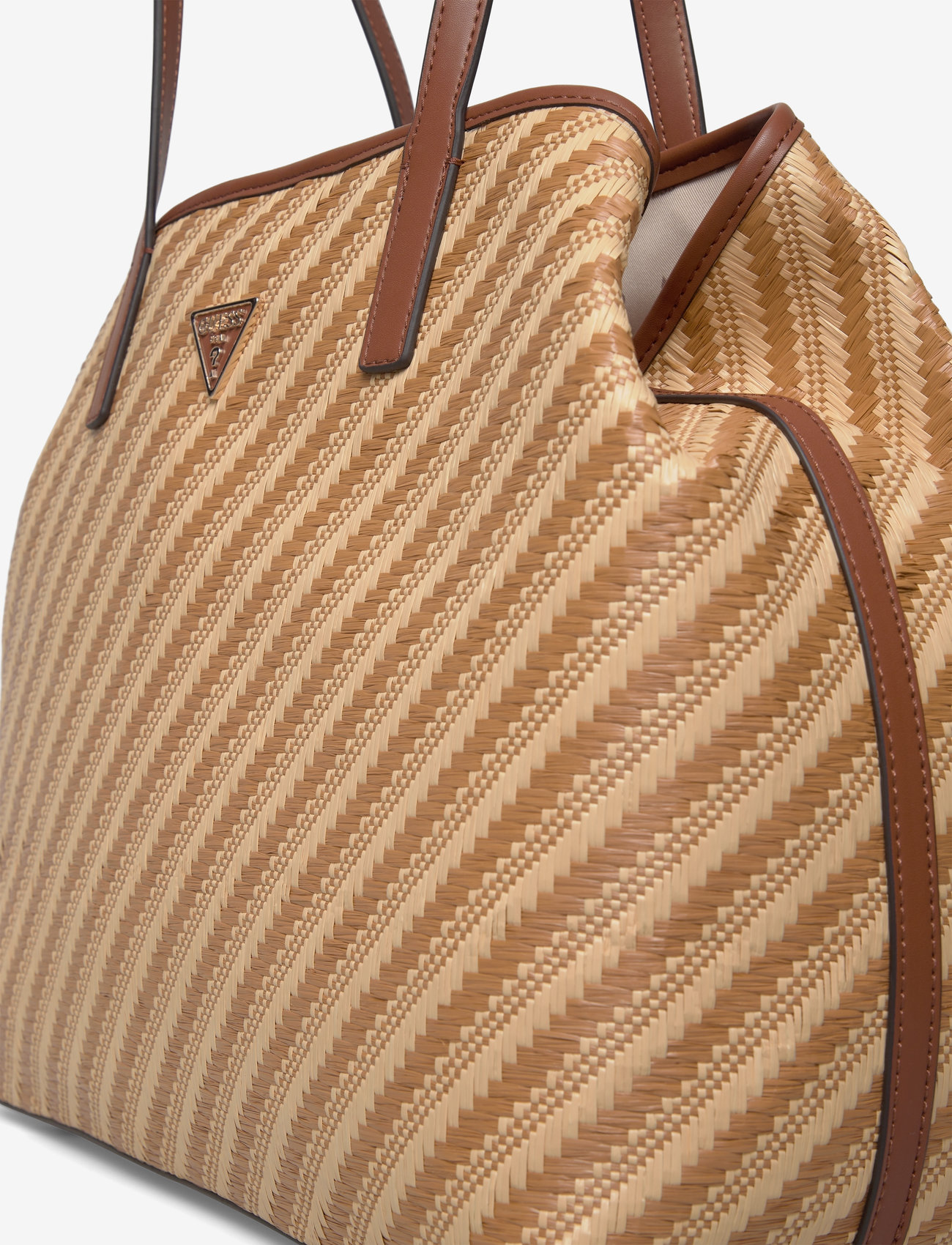 GUESS - VIKKY II LARGE 2 IN 1 TOTE - shoppers - natural/cognac - 3