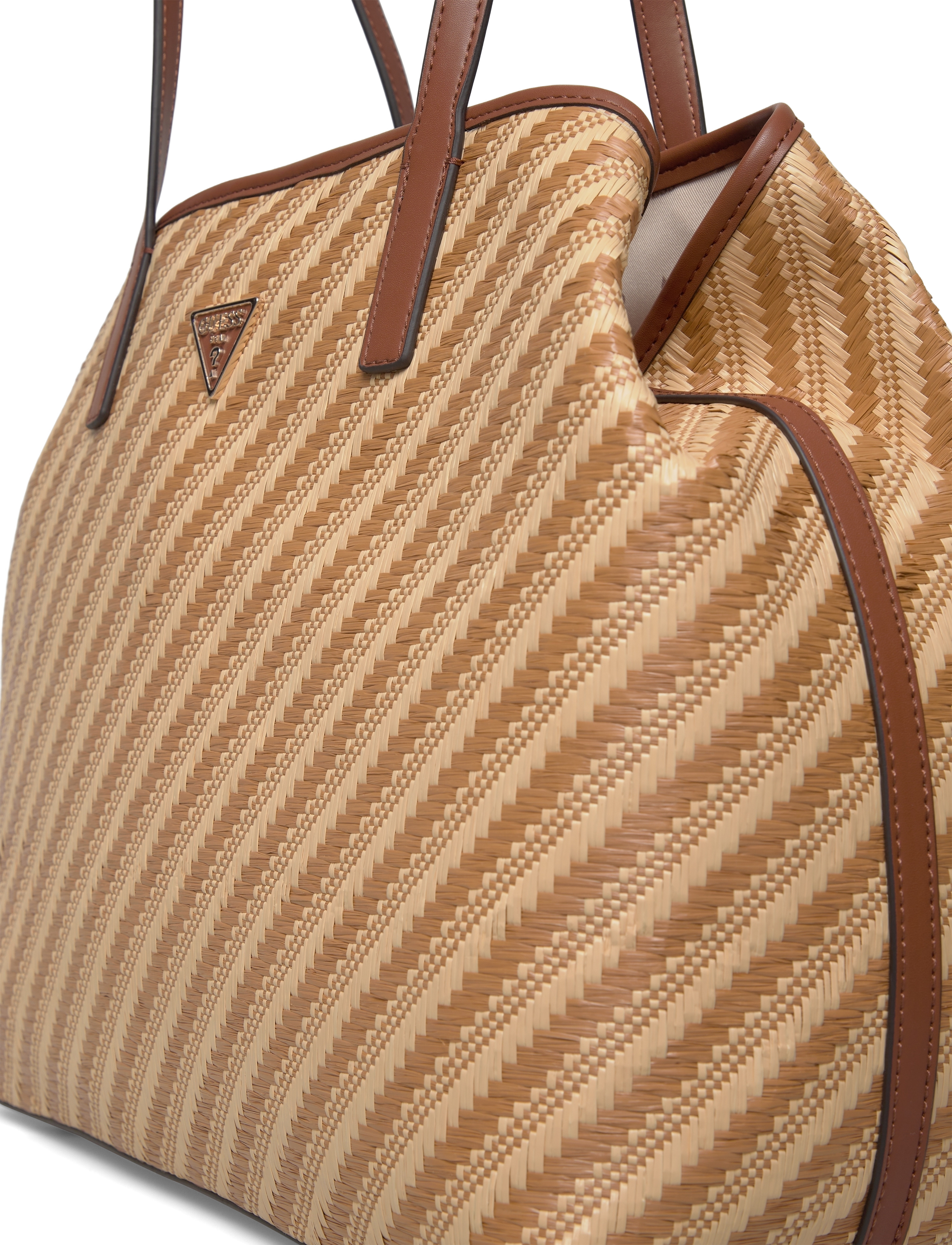 GUESS - VIKKY II LARGE 2 IN 1 TOTE - natural/cognac - 3