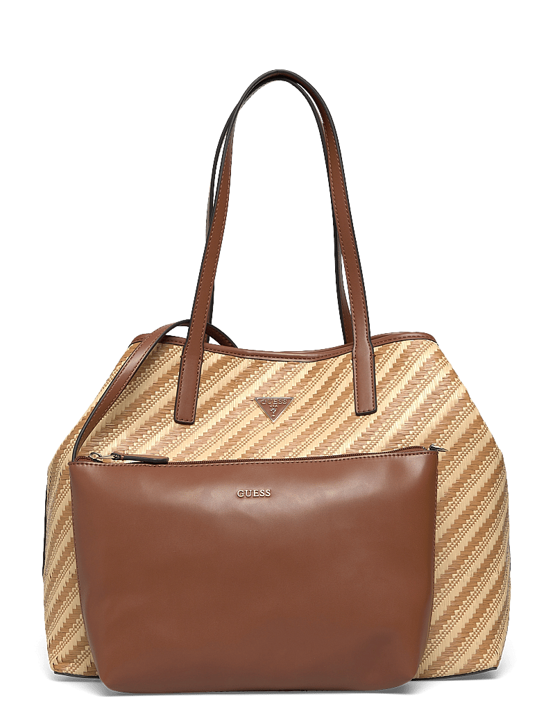 GUESS - VIKKY II LARGE 2 IN 1 TOTE - shoppers - natural/cognac - 4