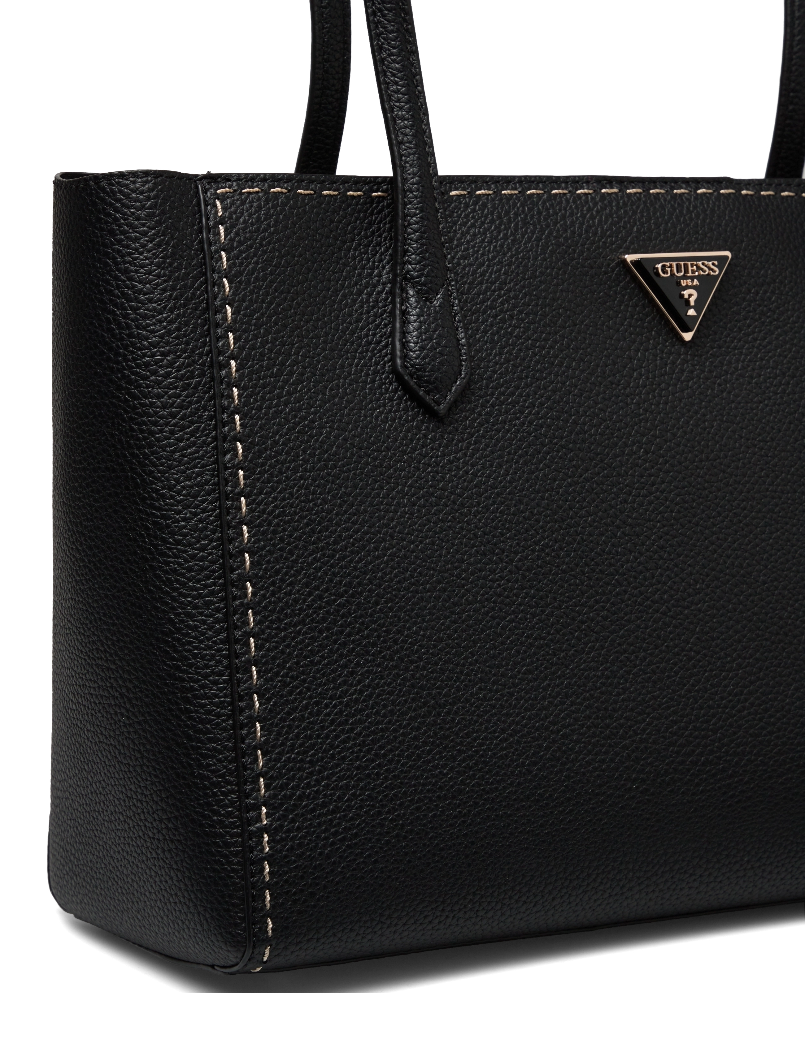 GUESS - DOWNTOWN CHIC TURNLOCK TOTE - black - 3