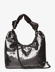 GUESS - VELINA HOBO - handbags - pewter - 0