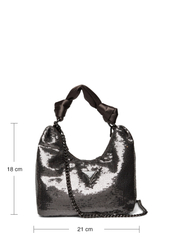 GUESS - VELINA HOBO - handbags - pewter - 5