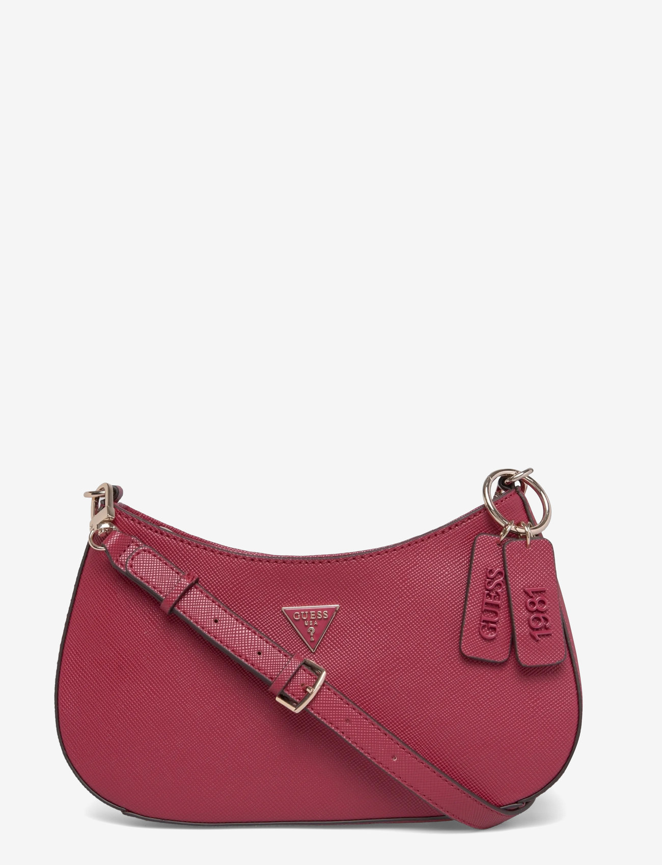 GUESS - NOELLE II TOP ZIP SHOULDER BAG - hverdags stil - garnet - 0