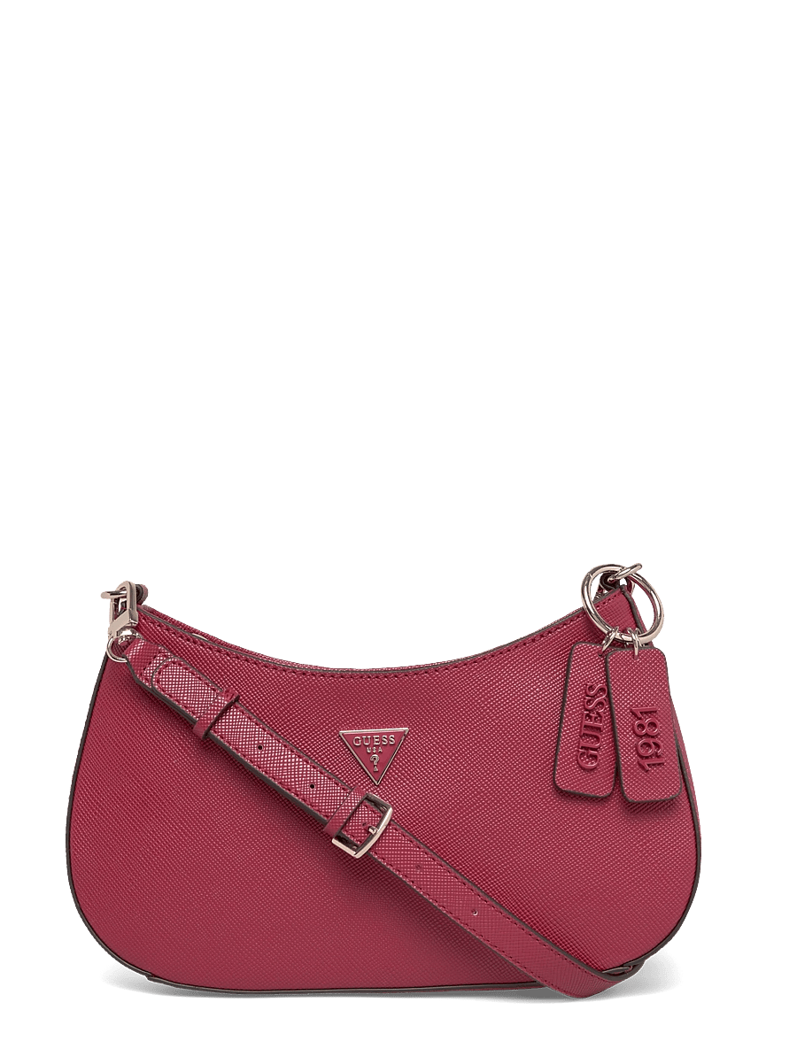 GUESS - NOELLE II TOP ZIP SHOULDER BAG - alltags-style - garnet - 0