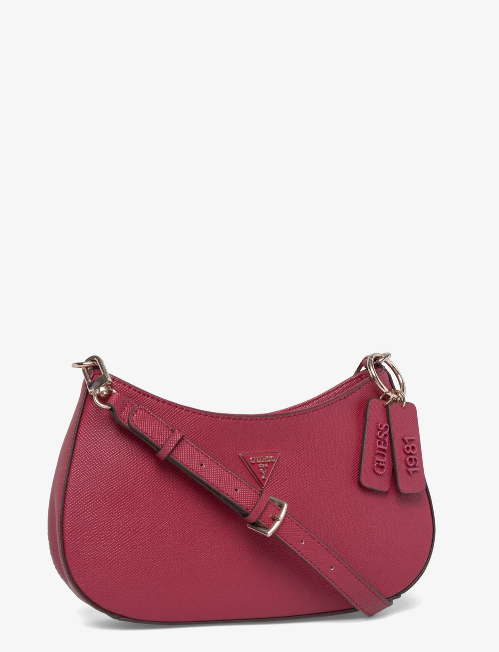 GUESS - NOELLE II TOP ZIP SHOULDER BAG - speciella tillfällen - garnet - 2