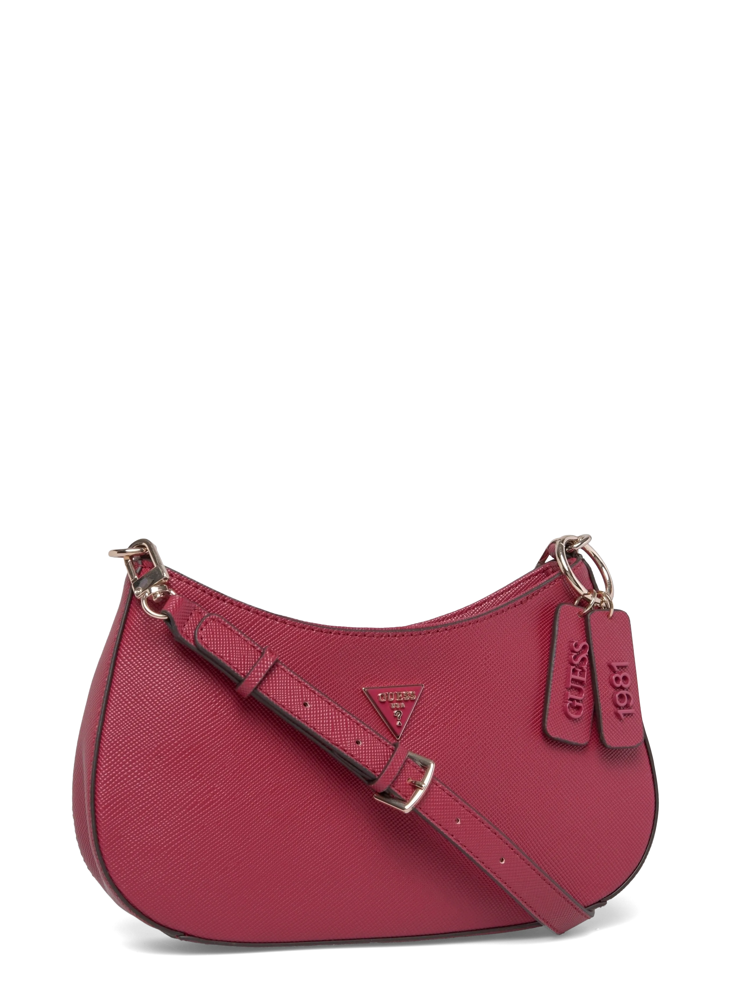 GUESS - NOELLE II TOP ZIP SHOULDER BAG - vardagsstil - garnet - 2
