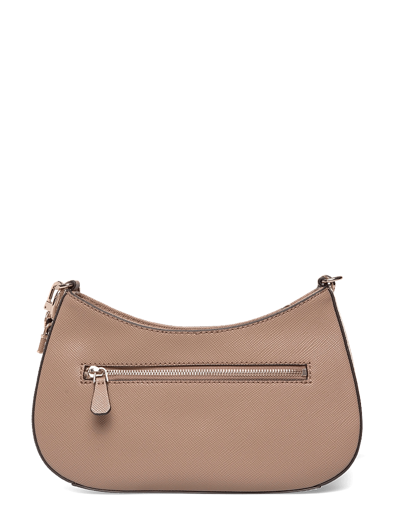 GUESS - NOELLE II TOP ZIP SHOULDER BAG - særlige begivenheder - tan multi - 1
