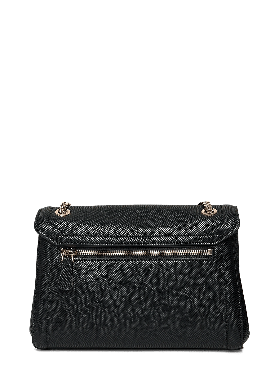 GUESS - NOELLE II CONV XBODY FLAP - crossbody bags - black - 1