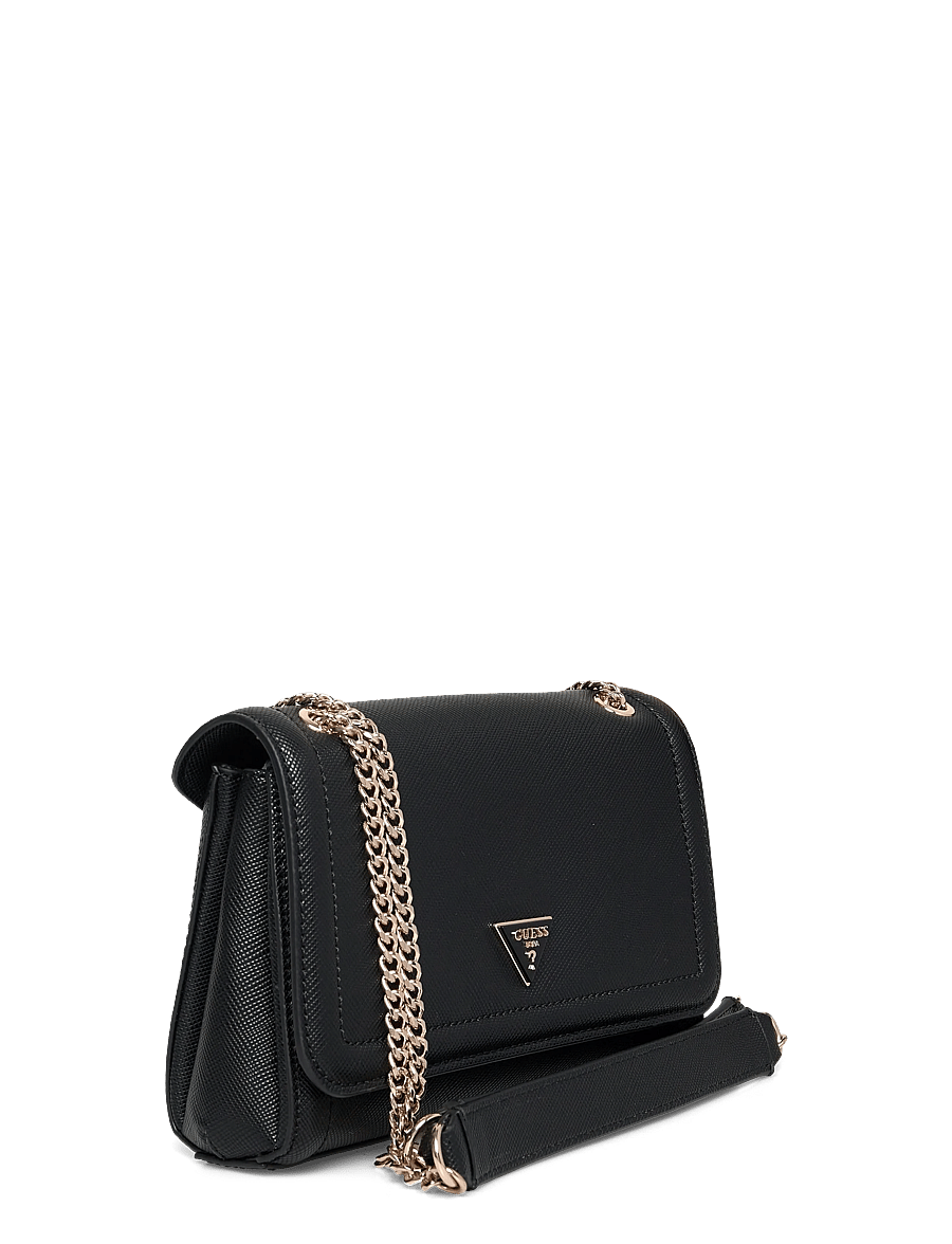 GUESS - NOELLE II CONV XBODY FLAP - crossbody bags - black - 2