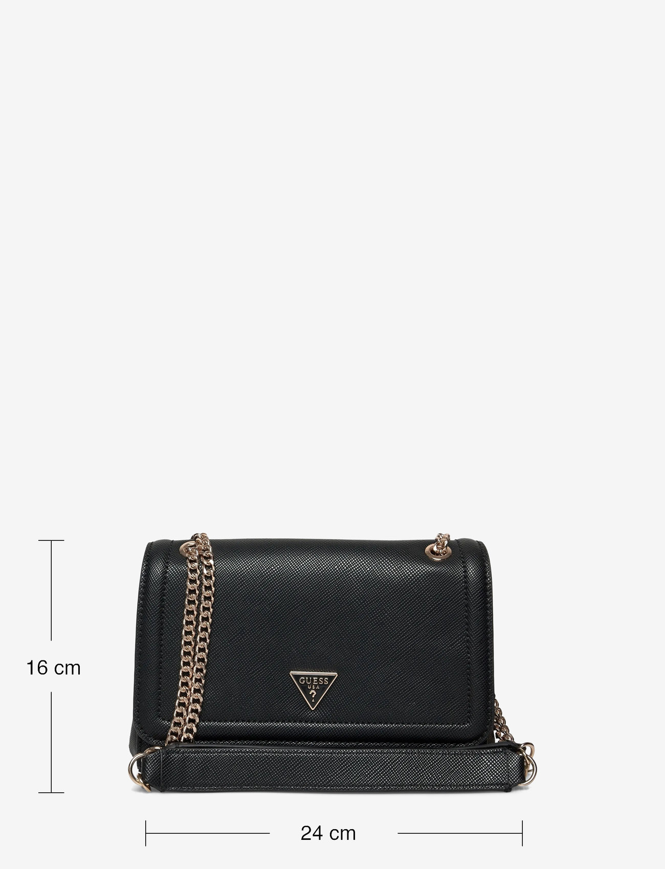 GUESS - NOELLE II CNVRTBLE XBODY FLAP - crossbody kotid - black - 3