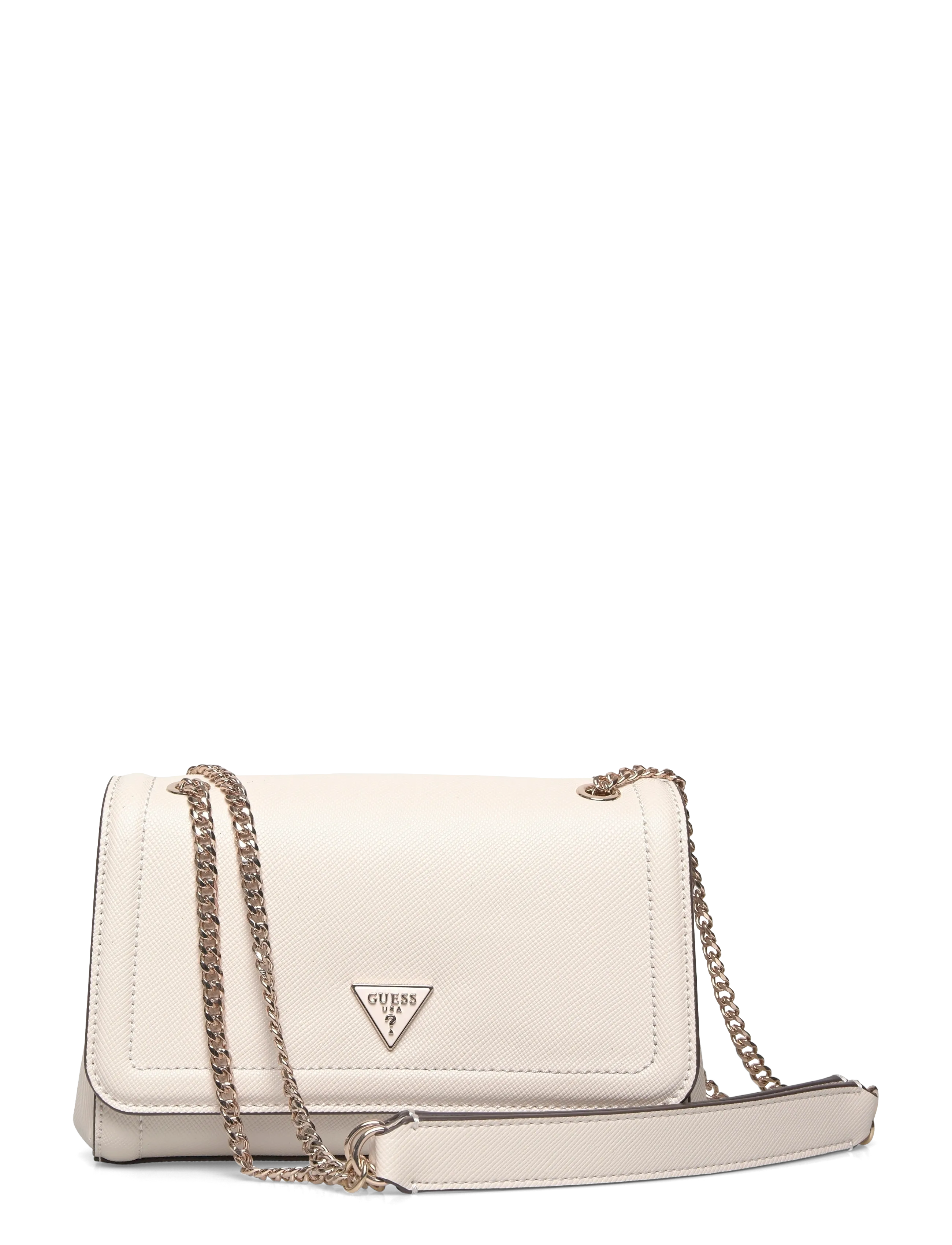 GUESS NOELLE II CNVRTBLE XBODY FLAP - Torby - BONE / cream