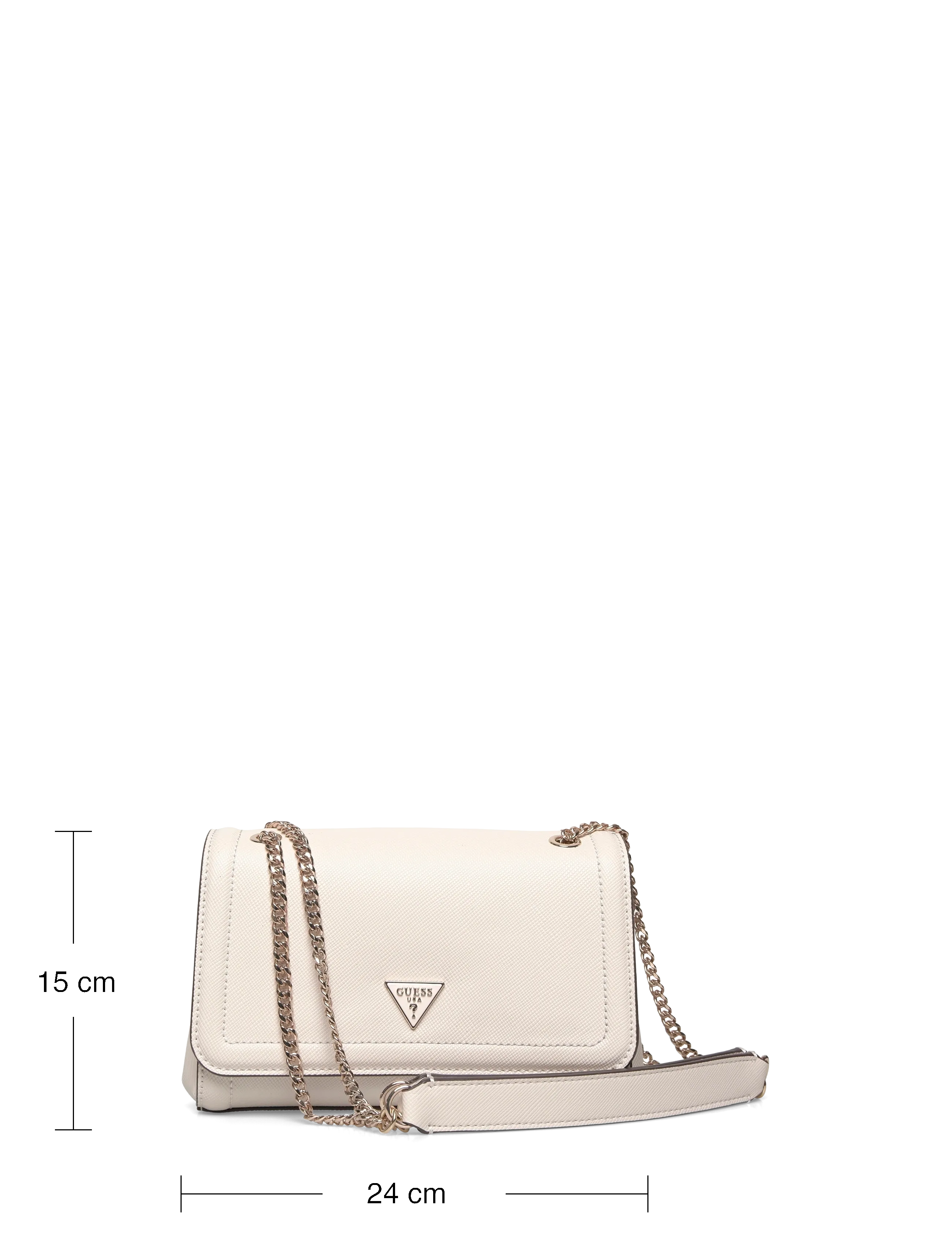 GUESS - NOELLE II CNVRTBLE XBODY FLAP - umhängetaschen - bone - 3