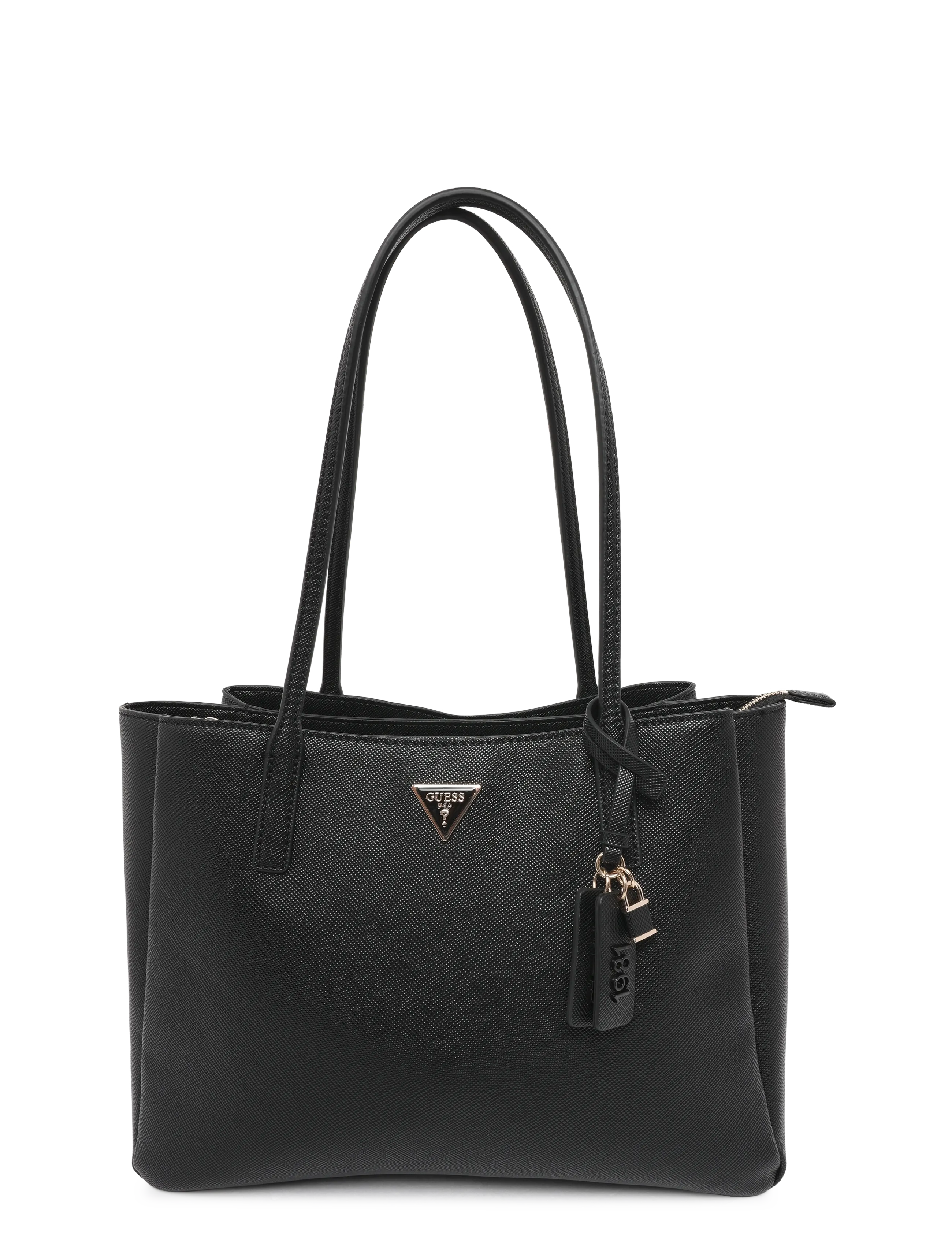 GUESS NOELLE II TECH TOTE - Taschen - BLACK / black
