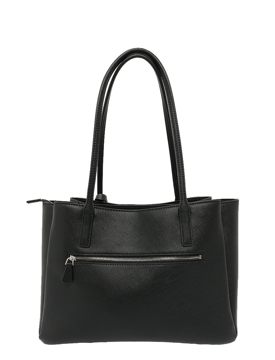 GUESS - NOELLE II TECH TOTE - tote bags - black - 1