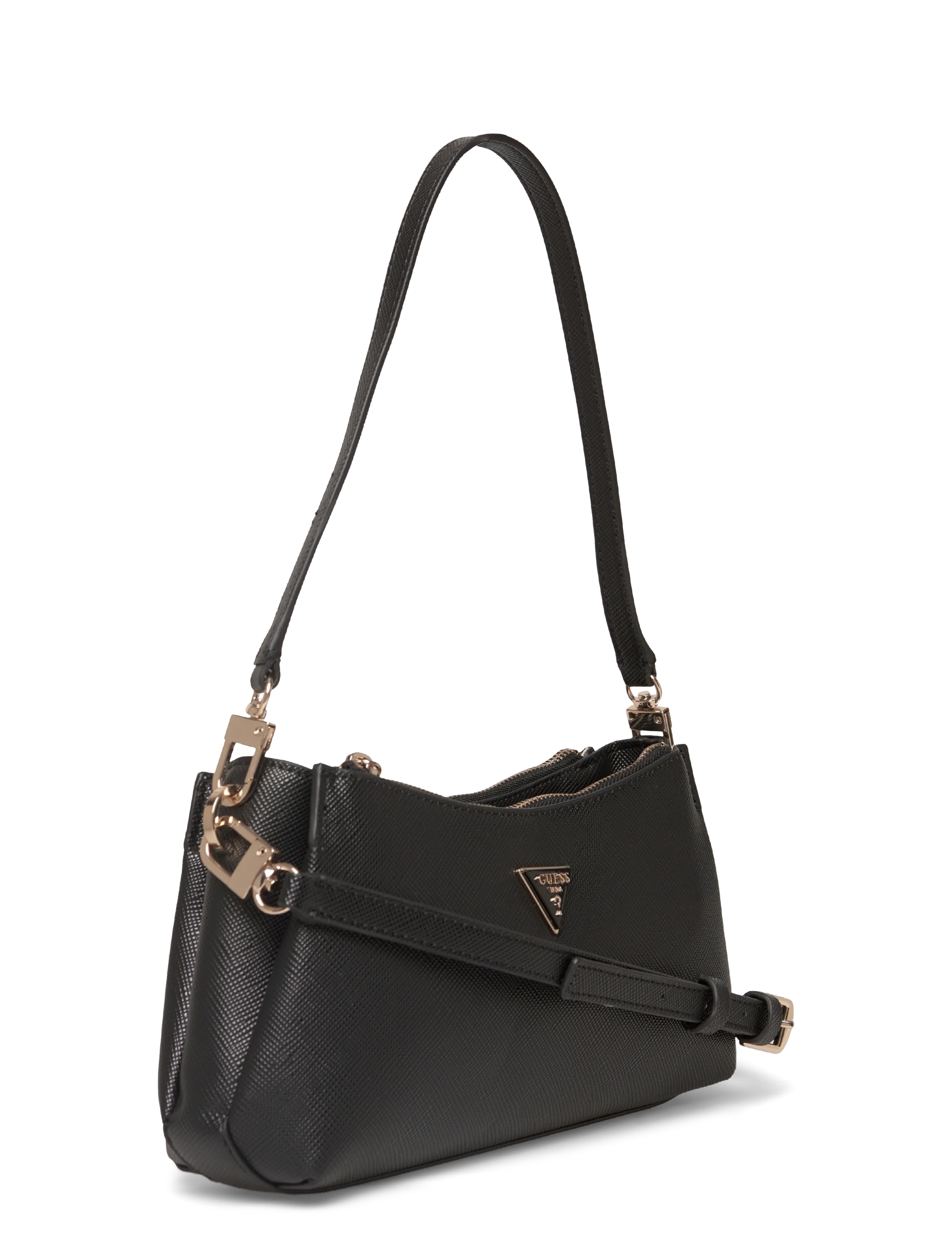 GUESS - NOELLE II 3 COMP SHLDR XBODY - shoulder bags - black - 2