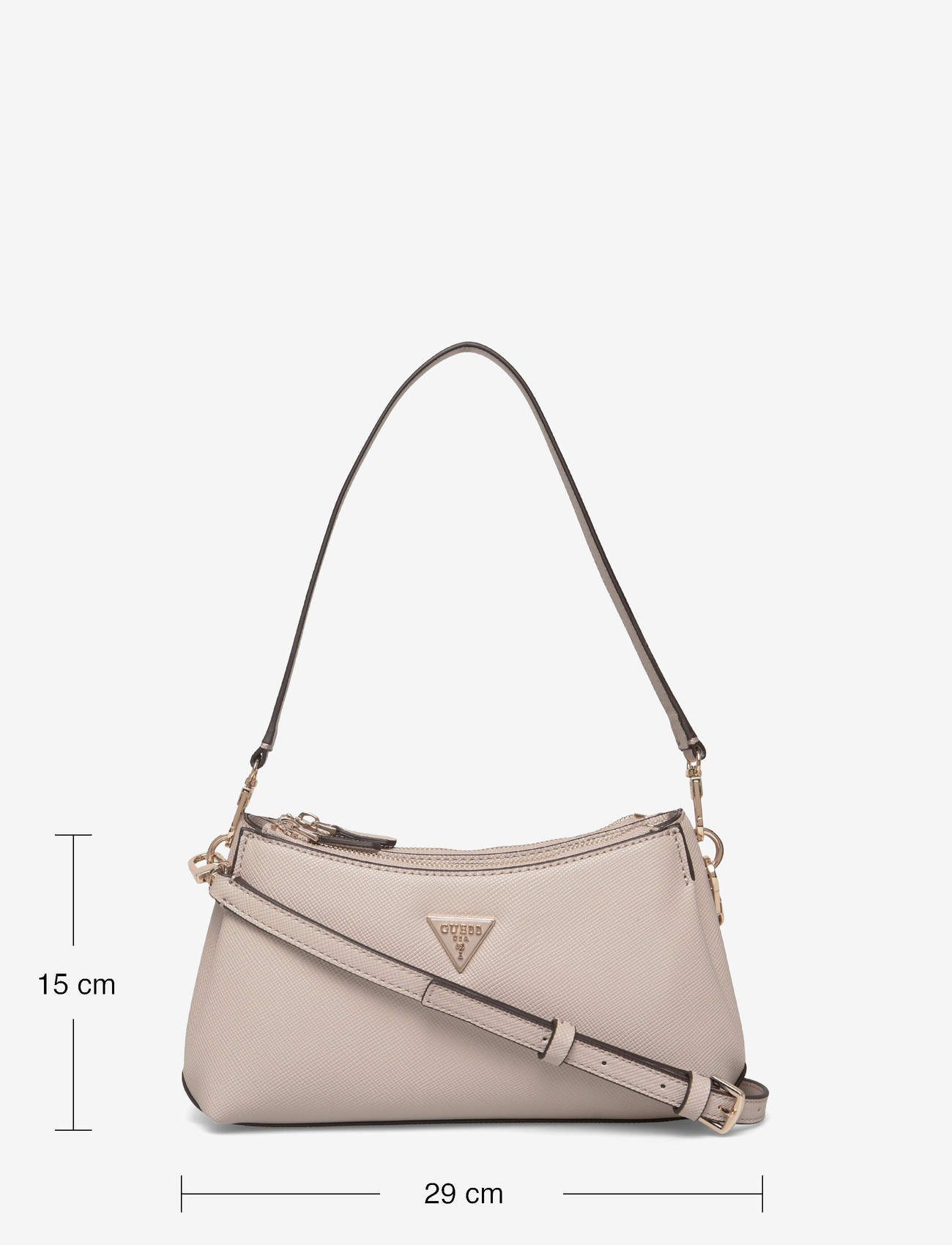 GUESS - NOELLE II 3 COMP SHLDR XBODY - speciella tillfällen - taupe - 3