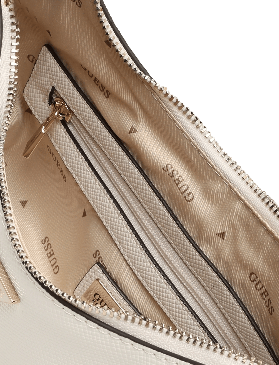 GUESS - GILDA MINI HOBO - speciella tillfällen - off white - 3