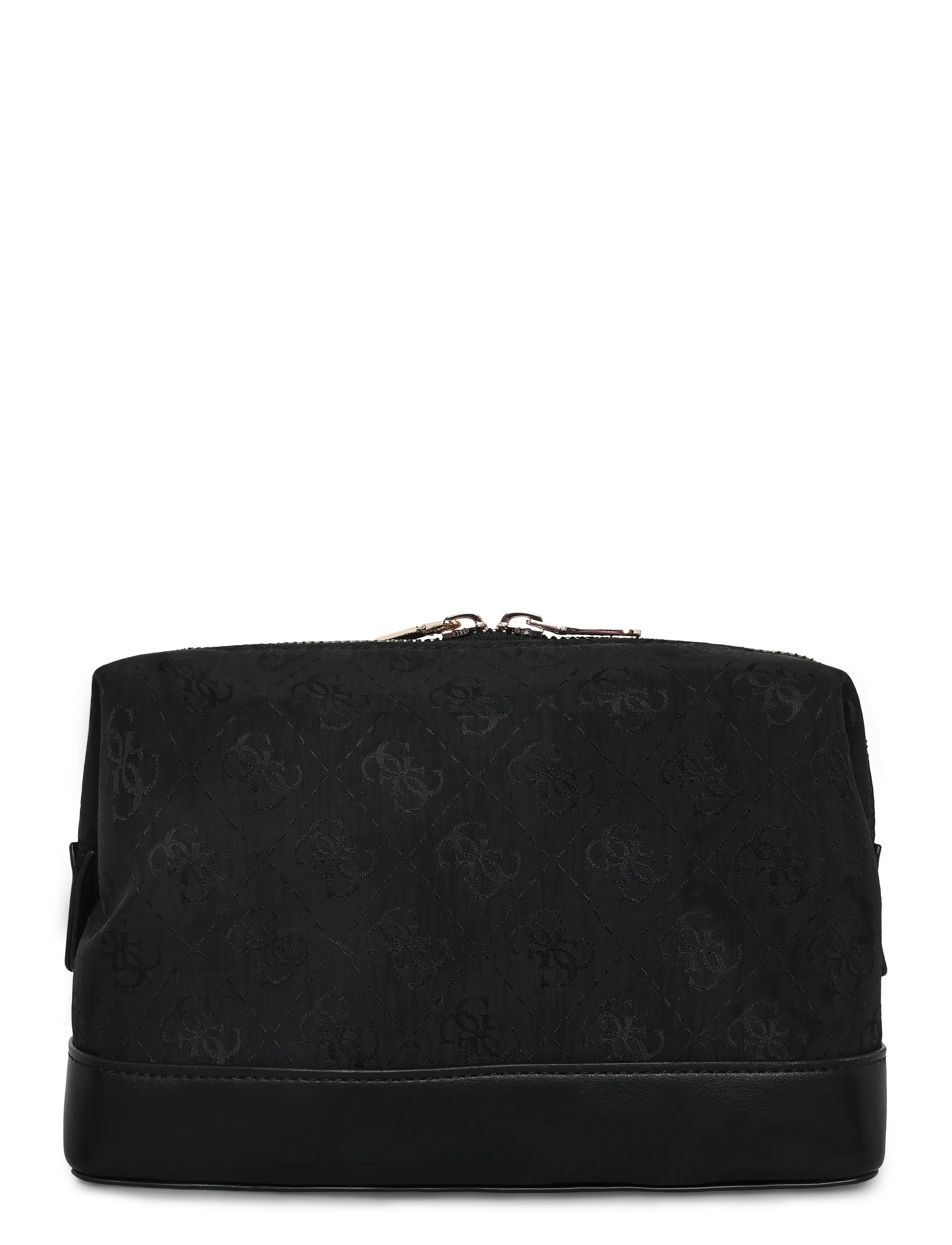 GUESS - BEAUTY TOP ZIP - makeup bags - black - 1