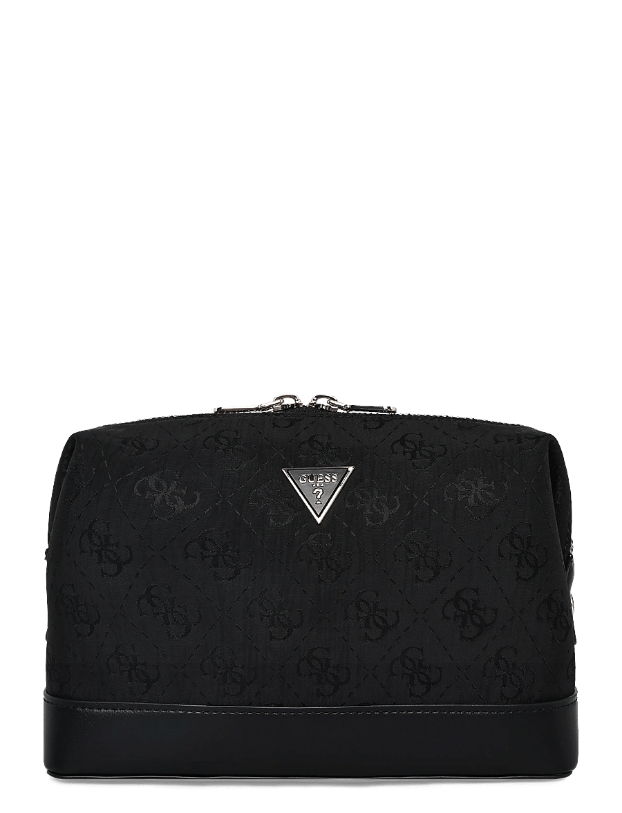 GUESS - BEAUTY TOP ZIP - makeup bags - black - 2