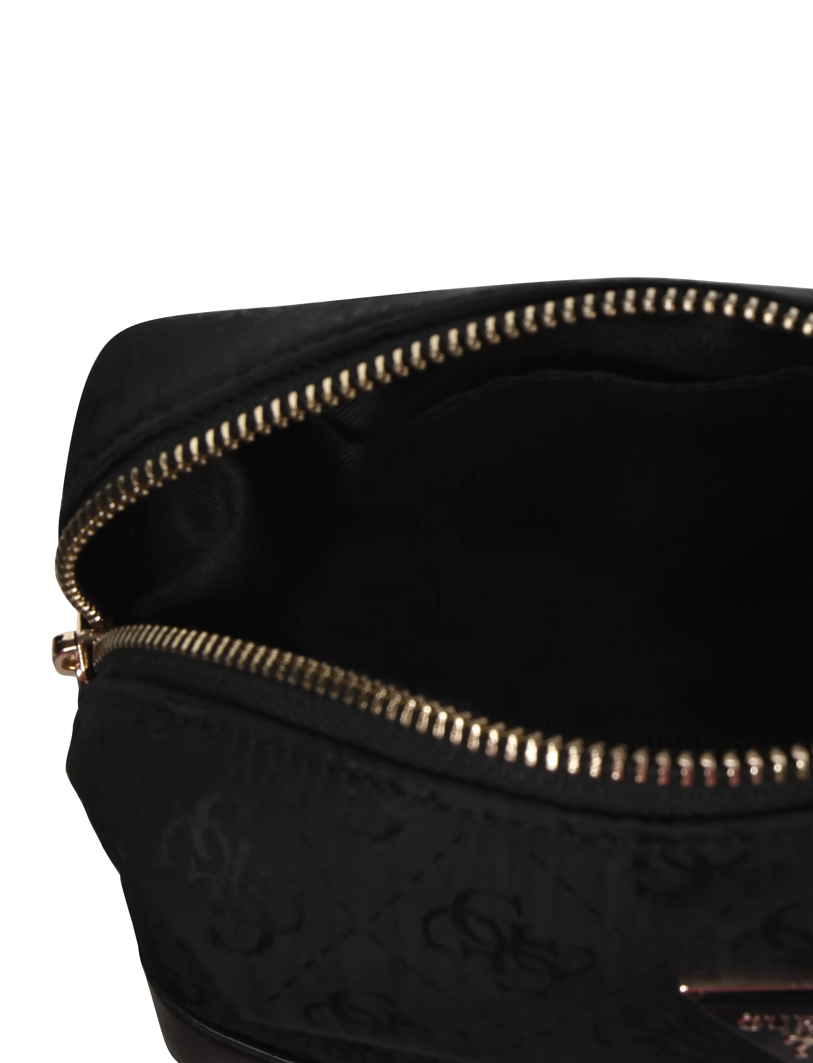 GUESS - BEAUTY TOP ZIP - makeup bags - black - 4
