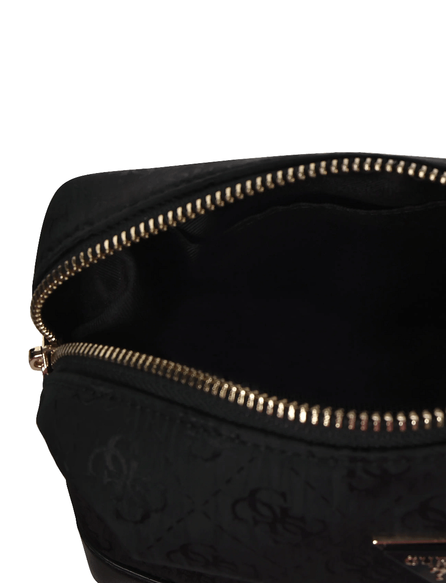 GUESS - BEAUTY TOP ZIP - makeup bags - black - 4