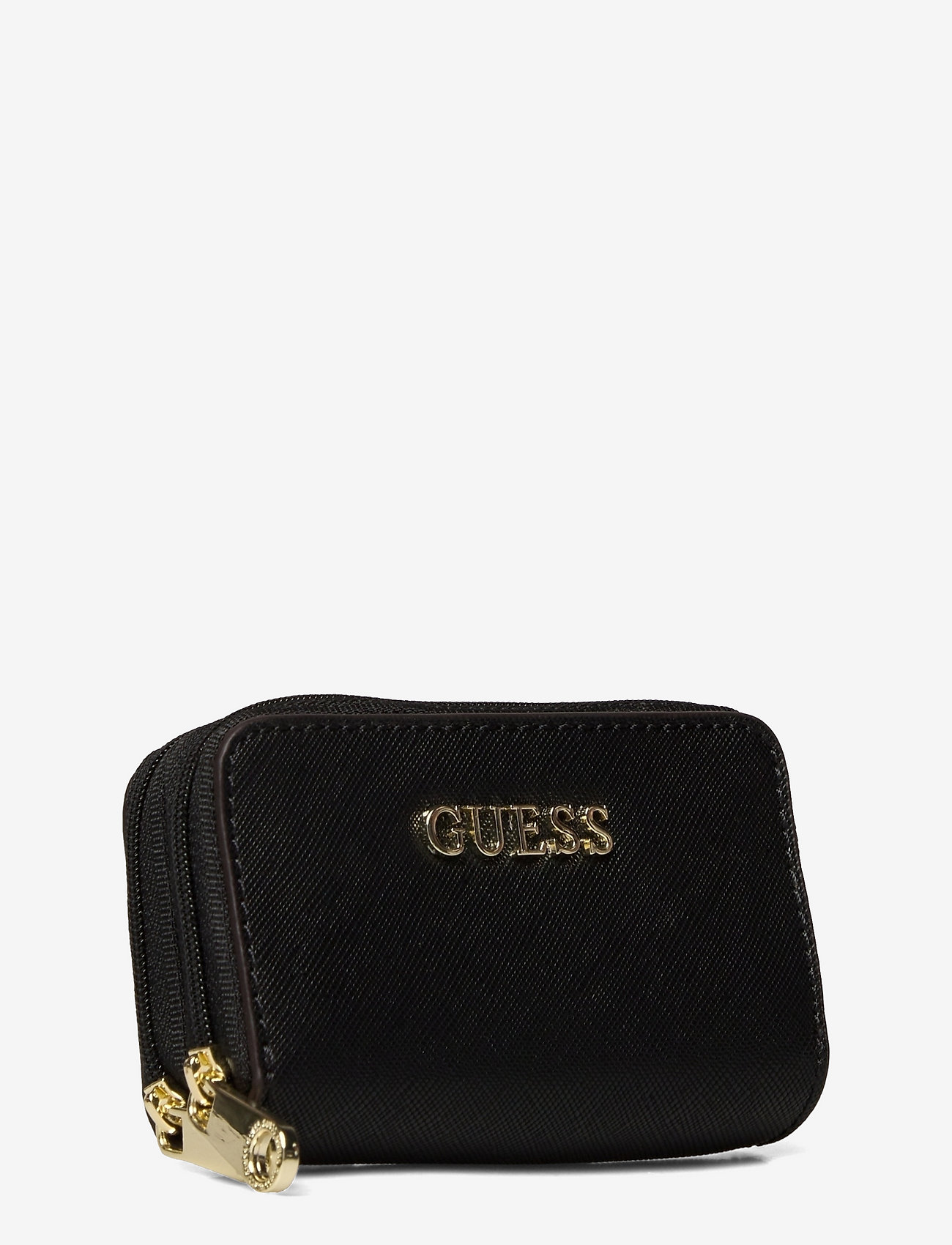 GUESS - VANILLE DOUBLE ZIP MINI WALLET - black - 2