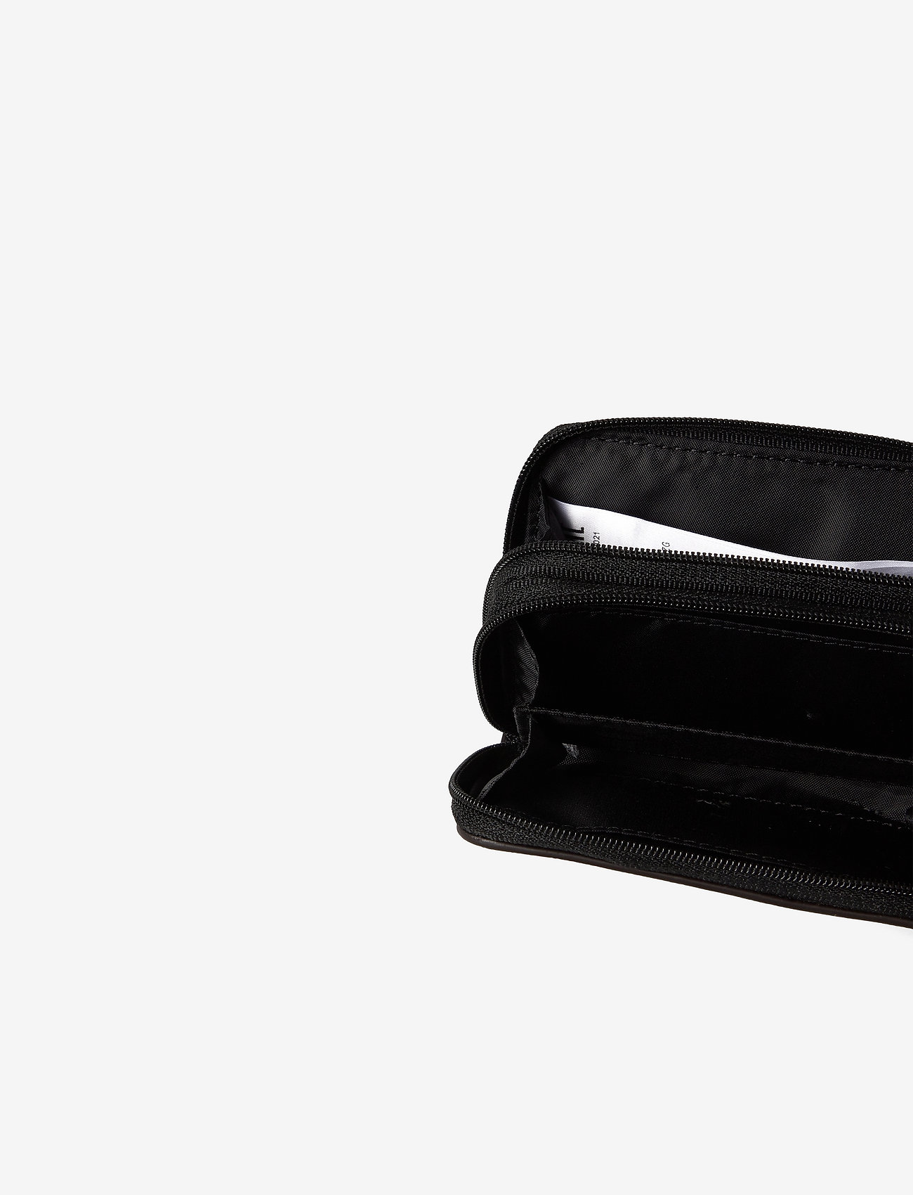 GUESS - VANILLE DOUBLE ZIP MINI WALLET - black - 3
