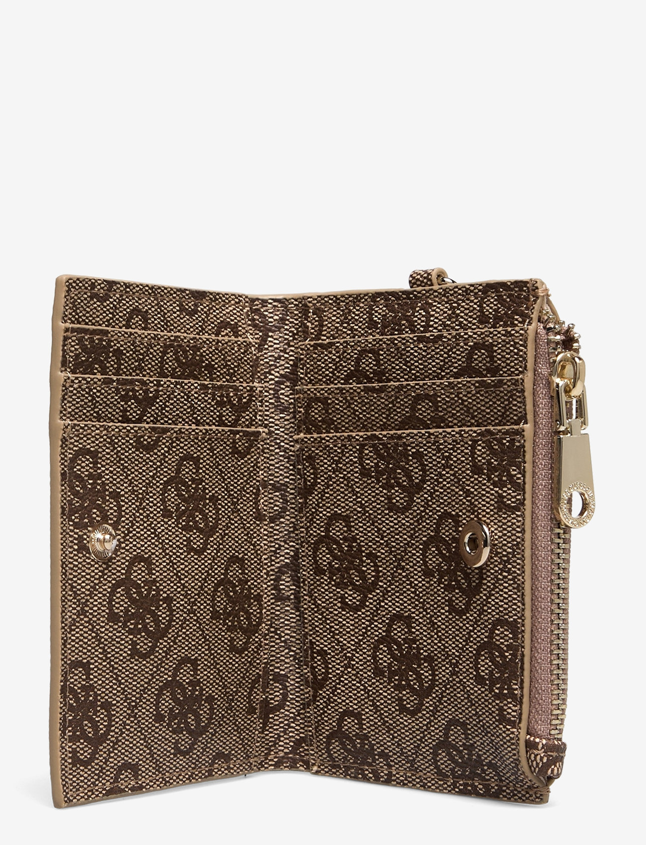 GUESS - ZAMIRA CARD HOLDER - latte logo - 3
