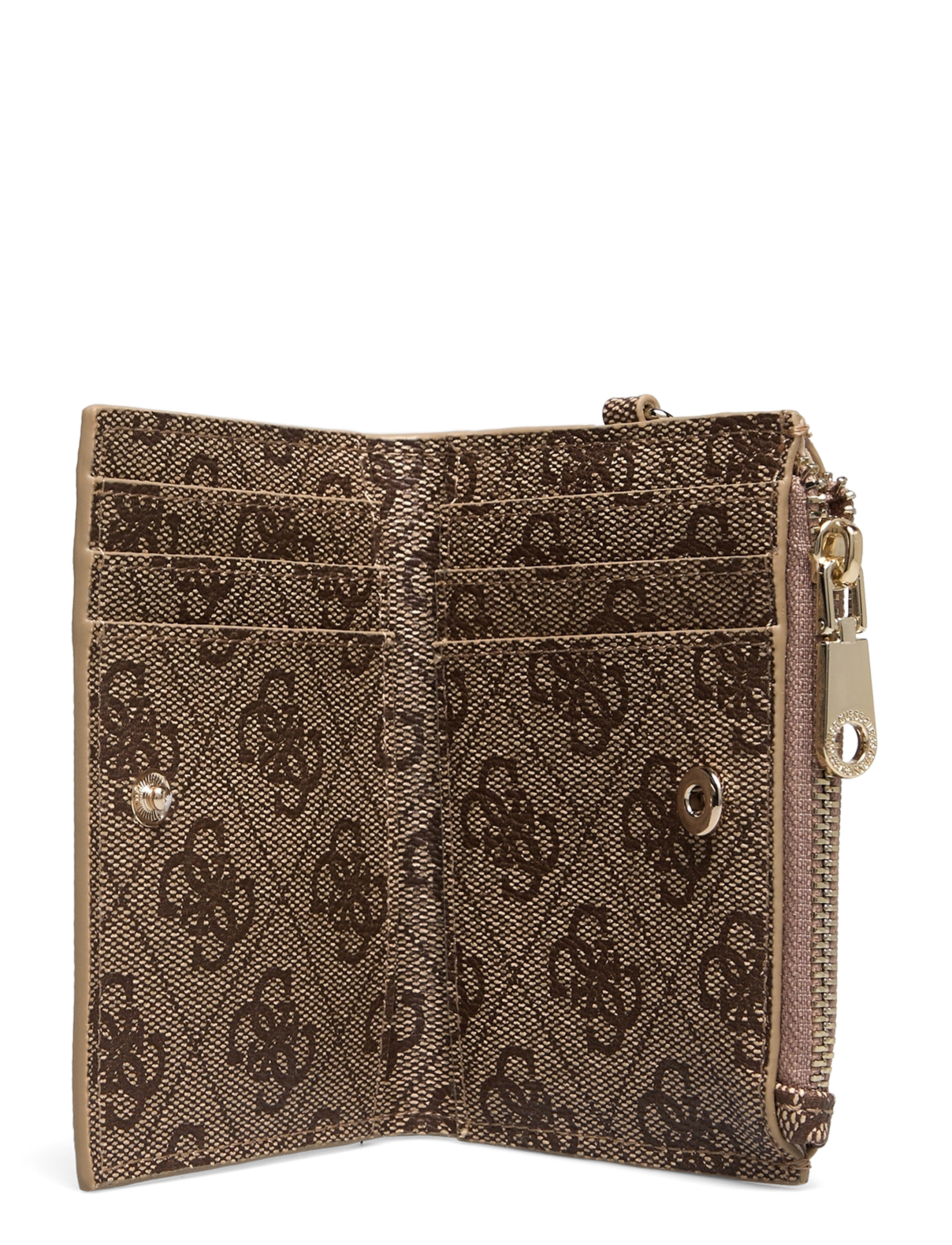 GUESS - ZAMIRA CARD HOLDER - latte logo - 3