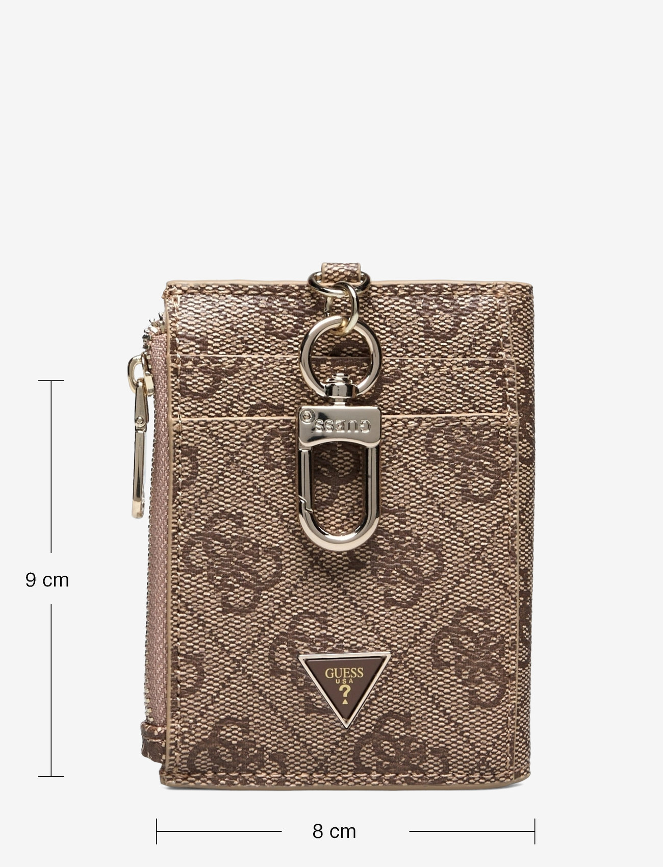 GUESS - ZAMIRA CARD HOLDER - latte logo - 4