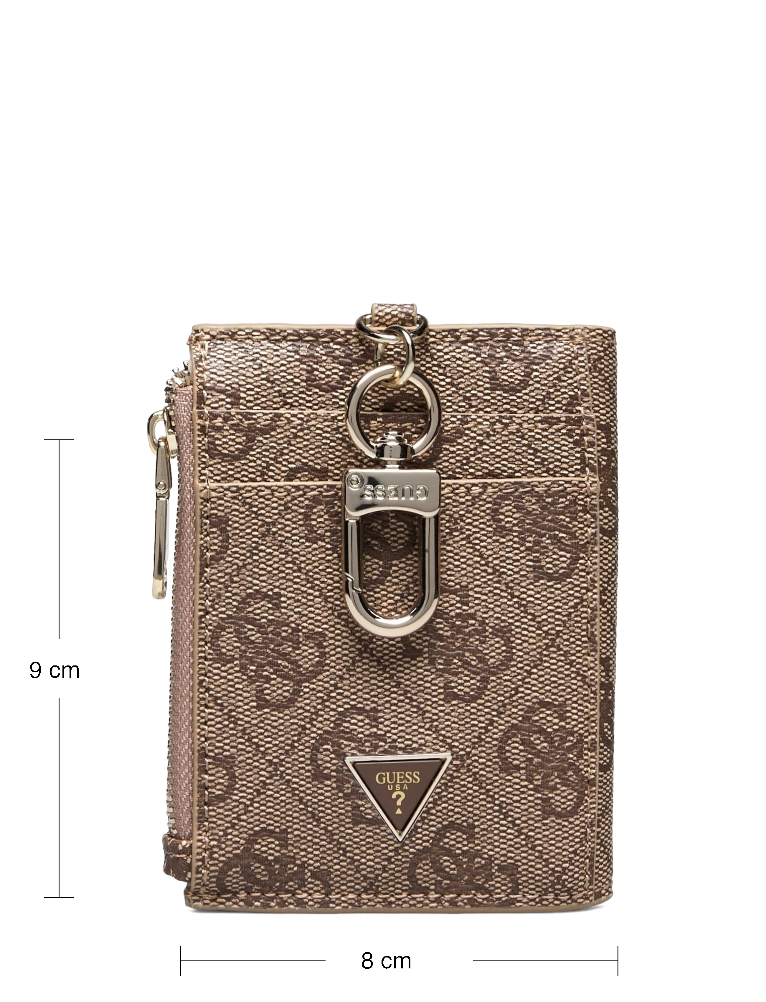 GUESS - ZAMIRA CARD HOLDER - latte logo - 4