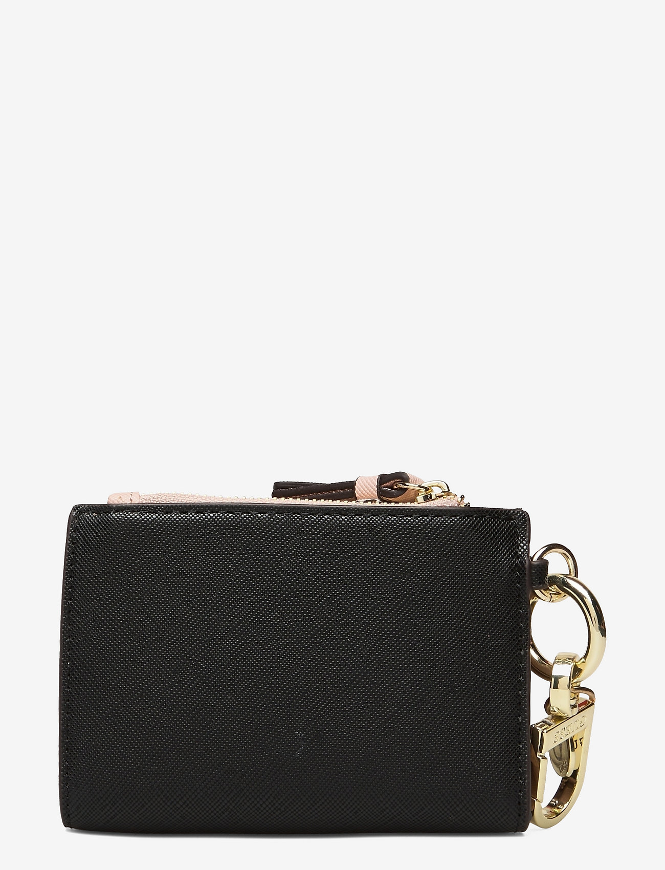 GUESS - CARD CASE TOP ZIP KEYCHAIN - black - 1